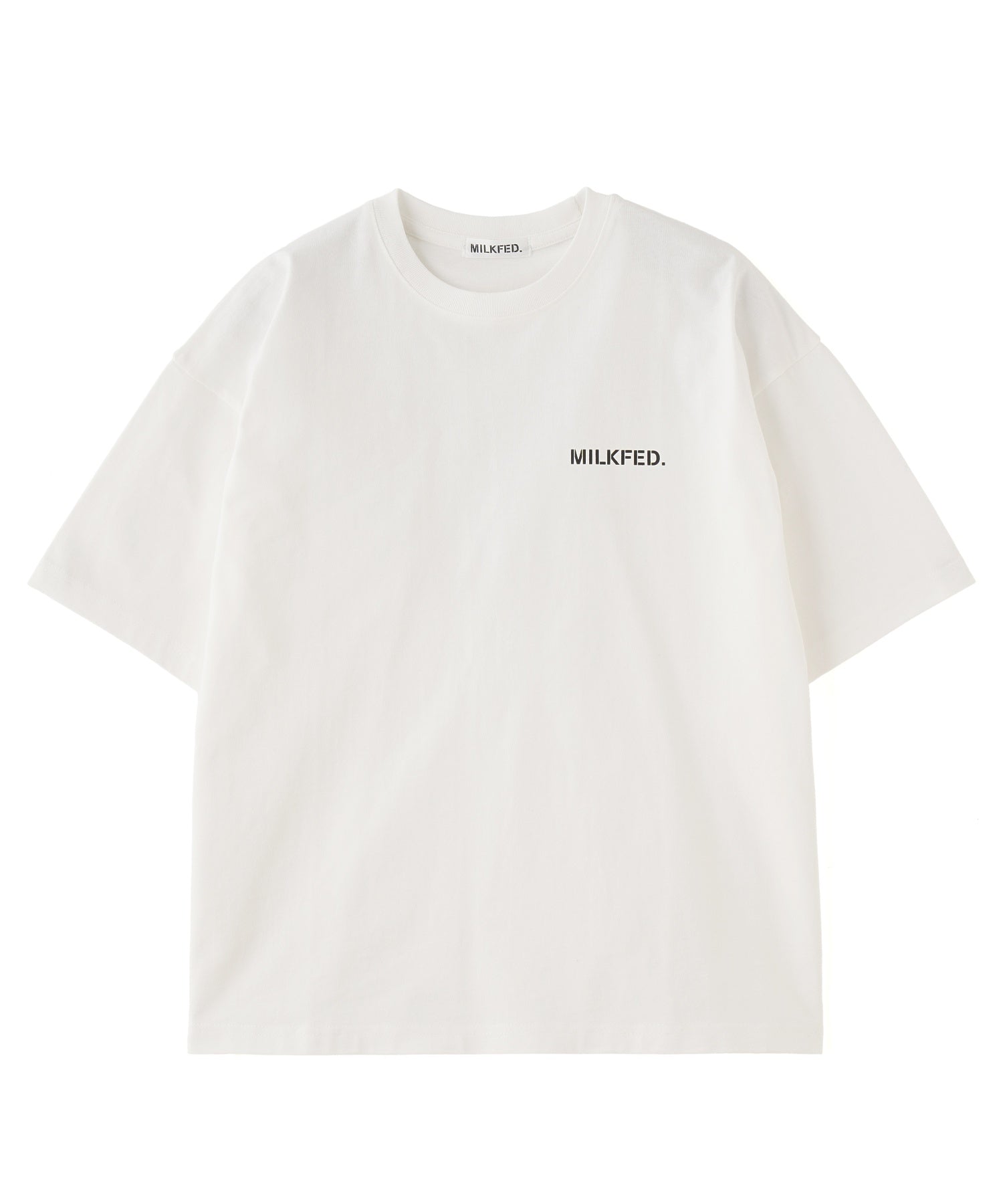 STENCIL LOGO AND BAR WIDE S/S TEE