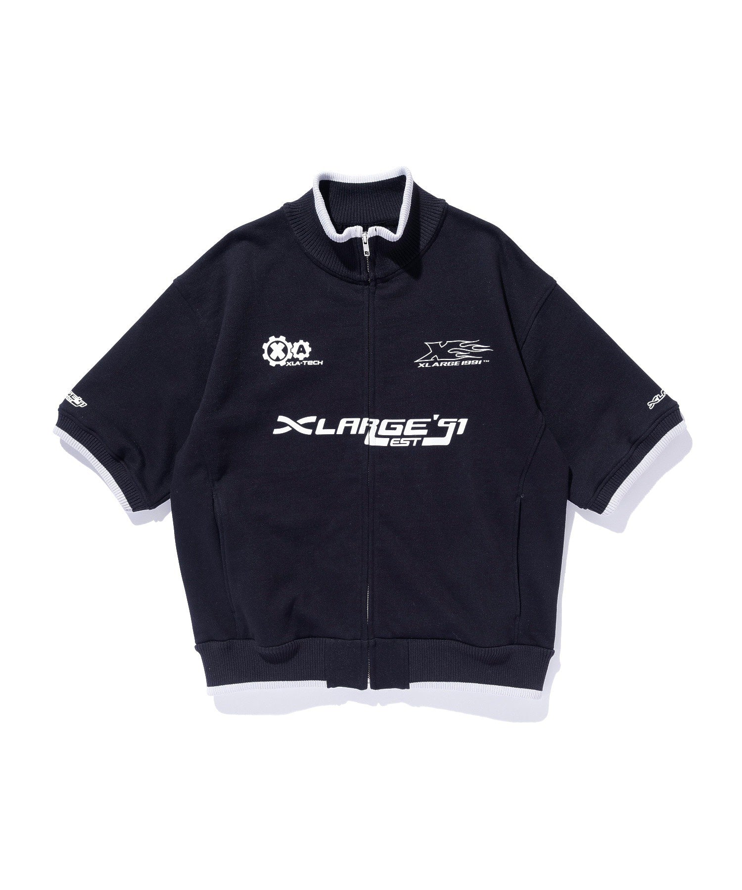 ZIP UP S/S SWEATSHIRT