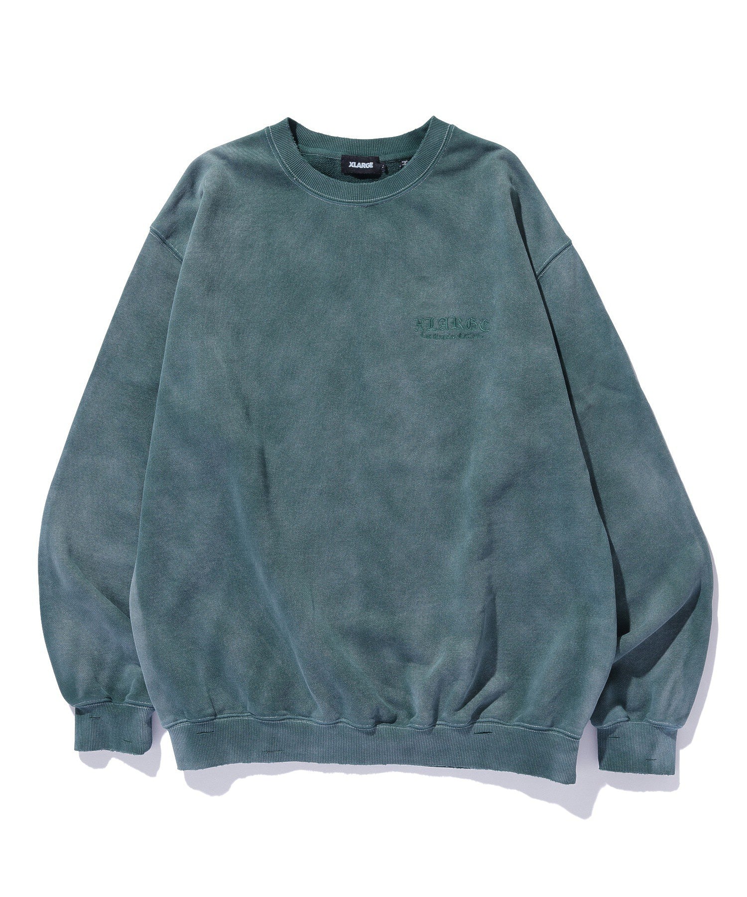 OLD ENGLISH BLEACHED CREWNECK SWEATSHIRT