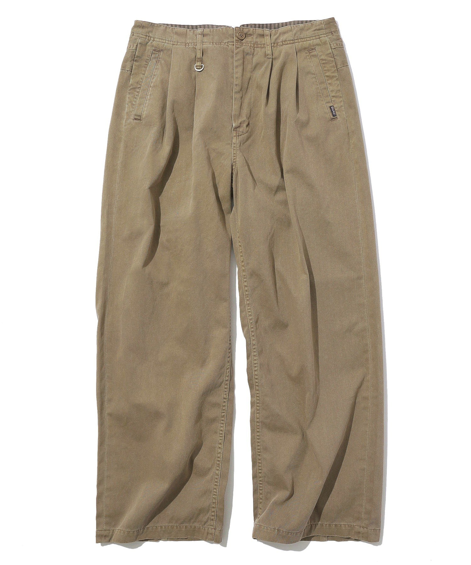 PIGMENT DYED TUCK PANTS