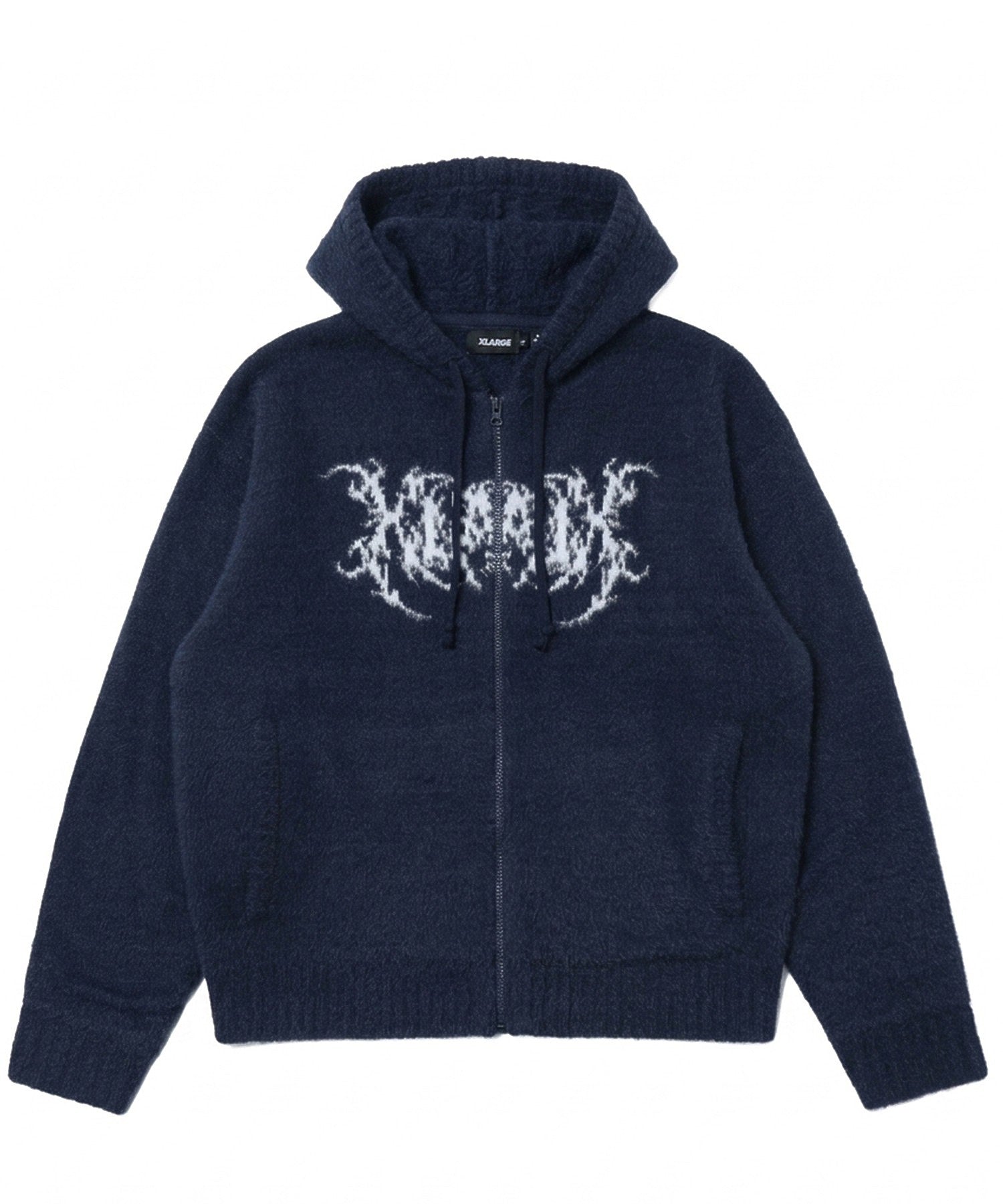JACQUARD HOODED SWEATER