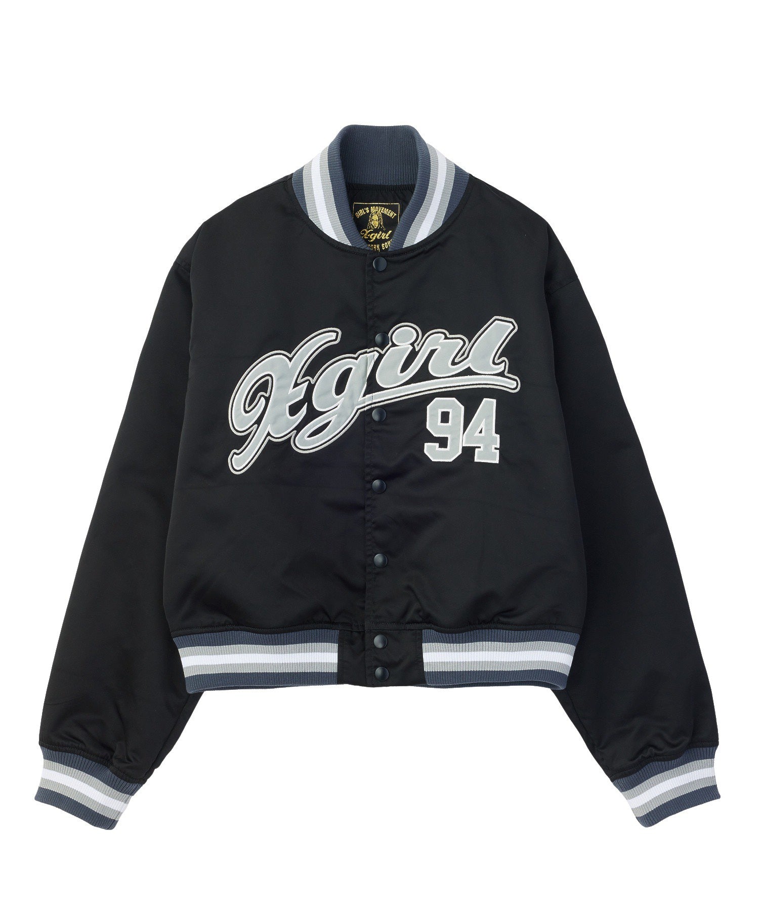 LOGO AND NUMBER VARSITY JACKET