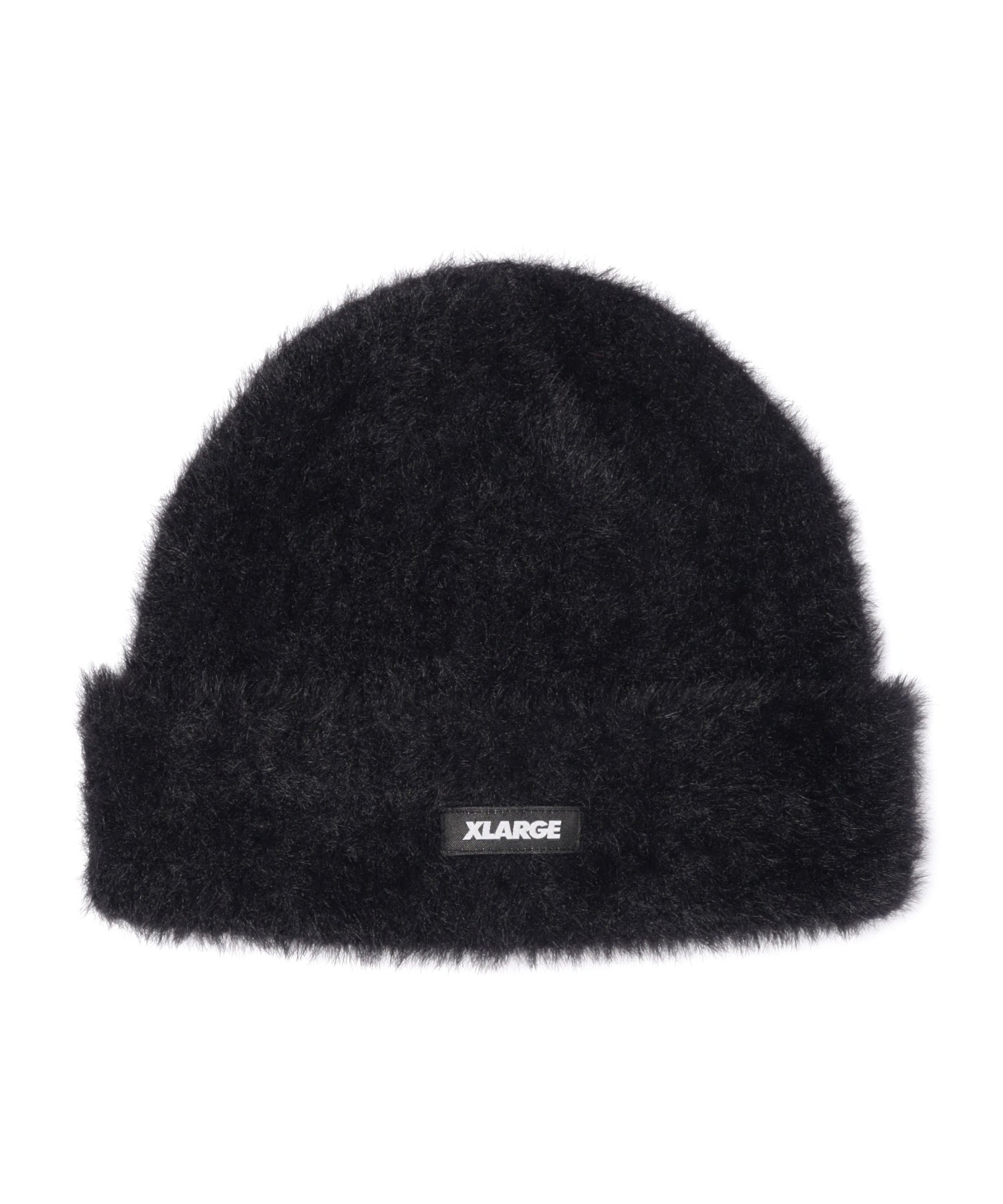 FAUX MOHAIR CUFF BEANIE