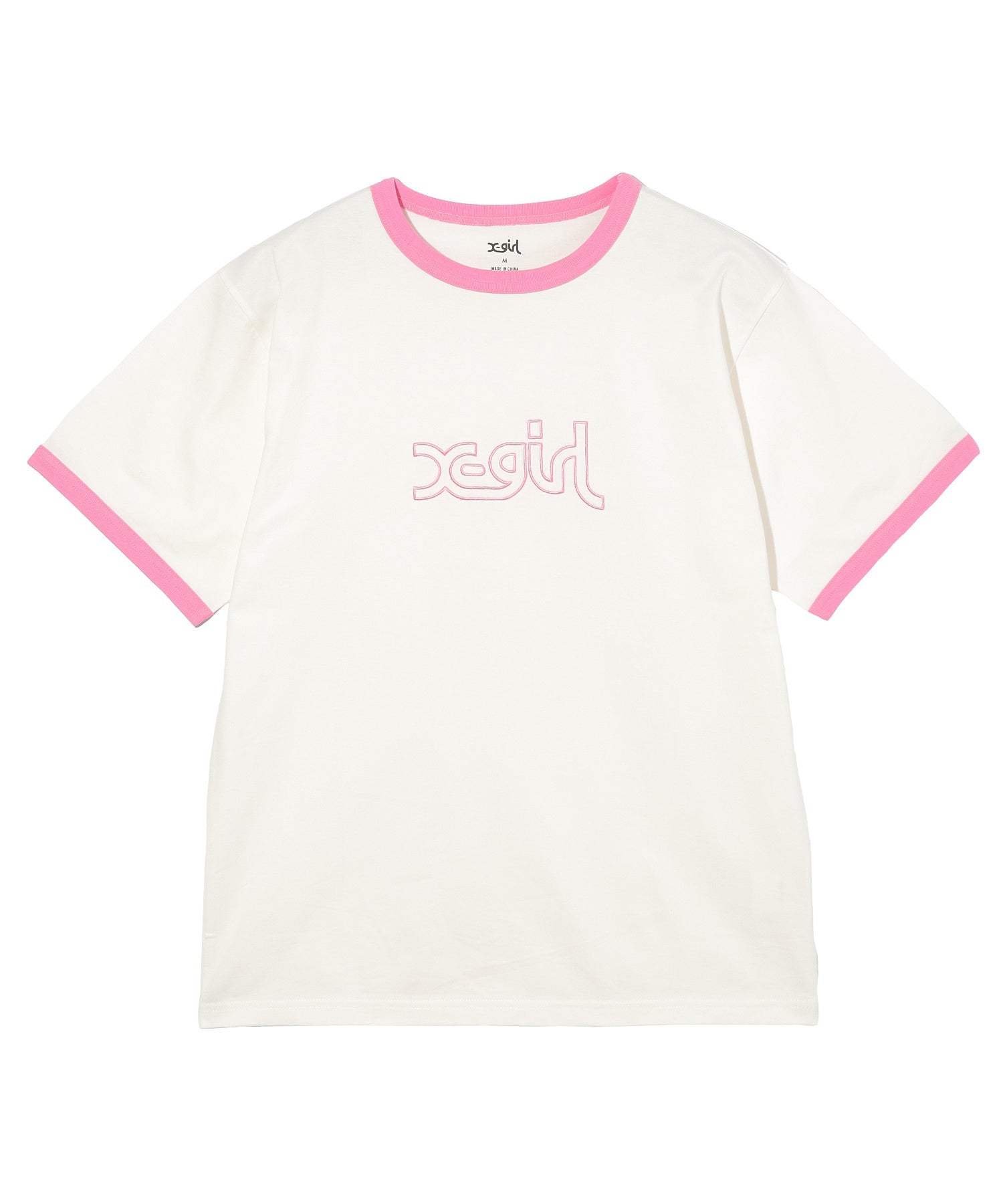 OUTLINE MILLS LOGO S/S RINGER TEE