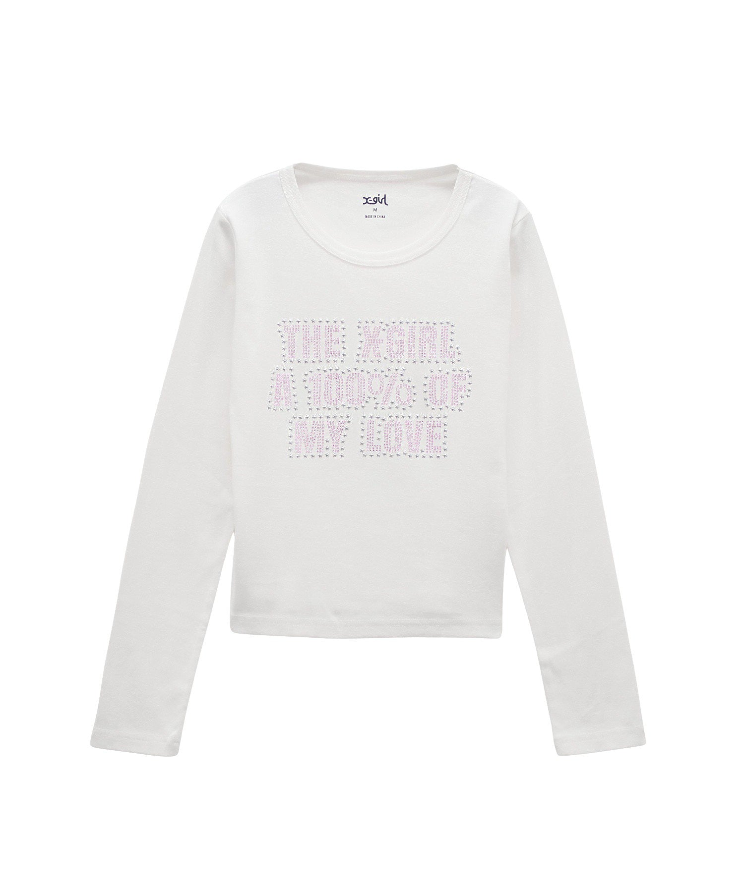 STAR AND LOGO L/S BABY TEE