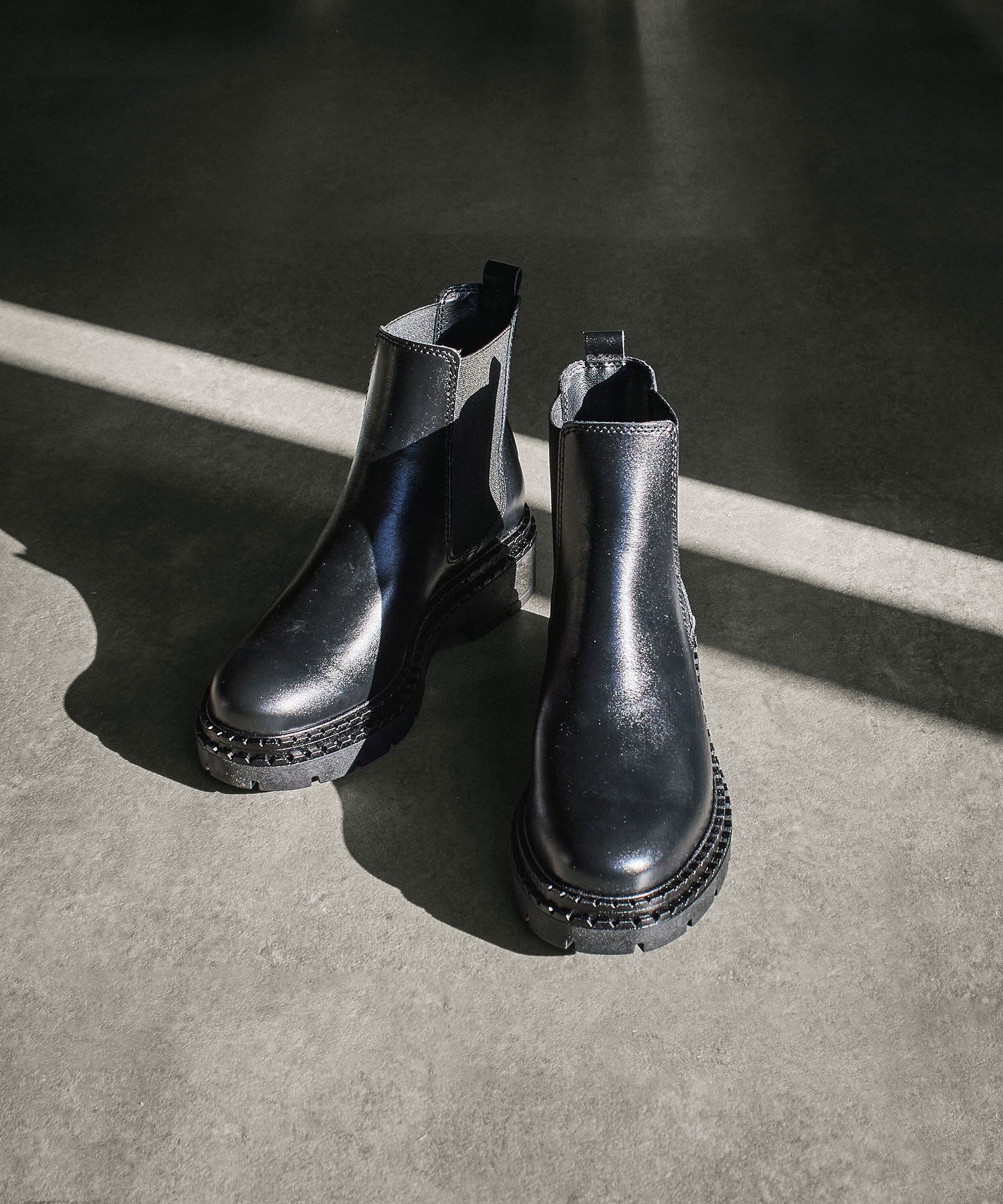 STILMODA/VOLUME SOLE SIDE GORE SHORT BOOTS