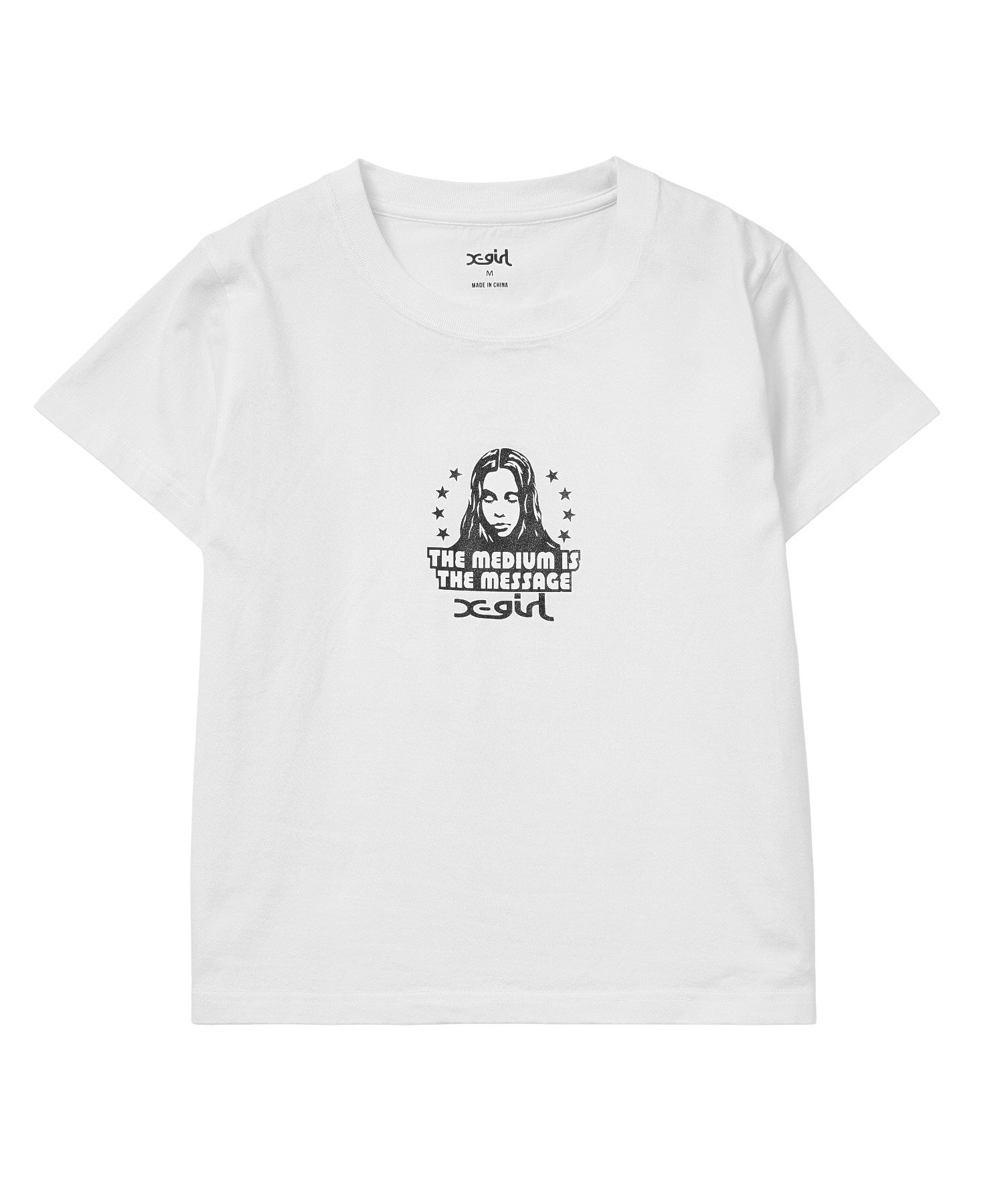 STAR AND FACE S/S BABY TEE