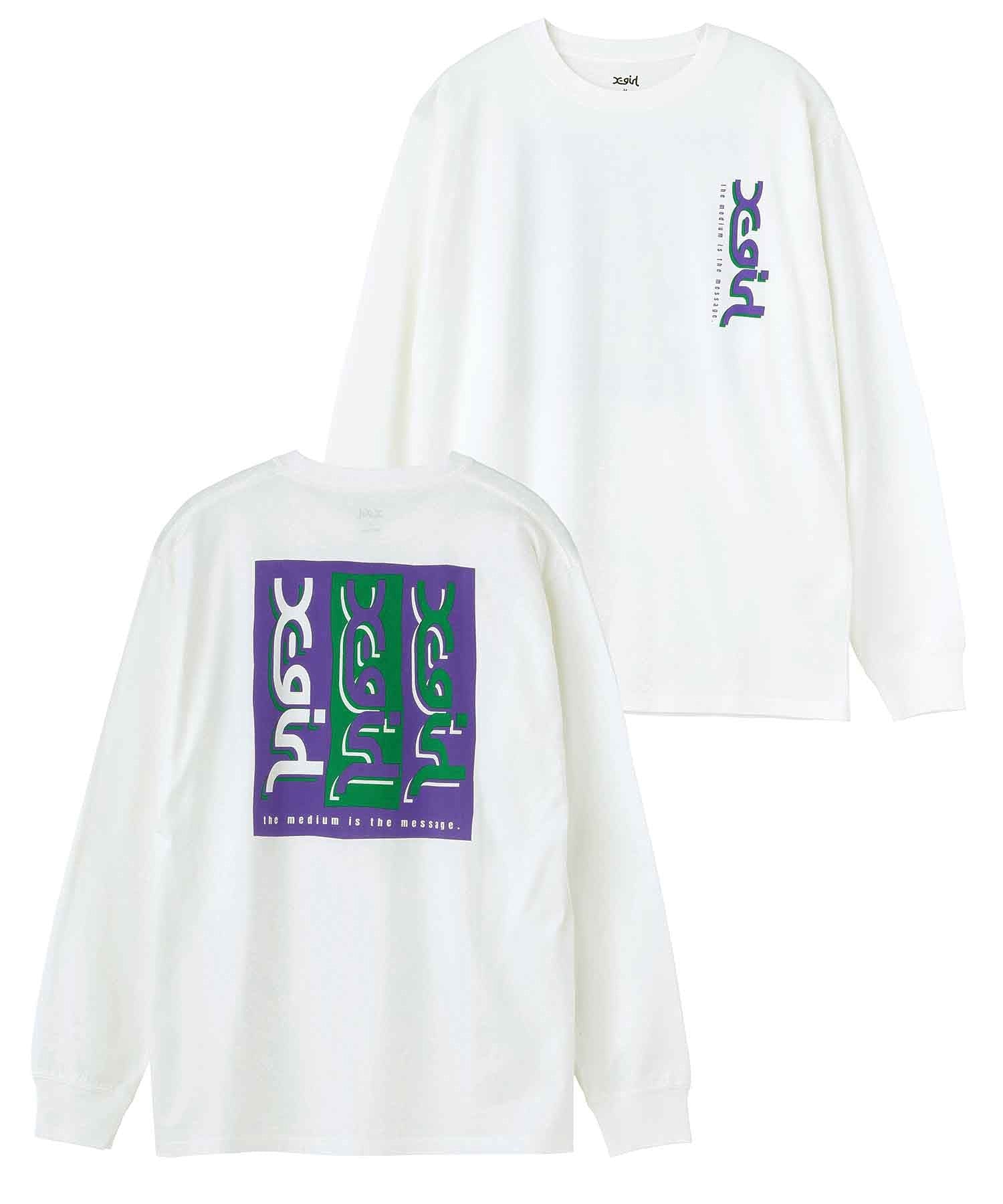 TRIPLE MILLS LOGO L/S TEE X-girl