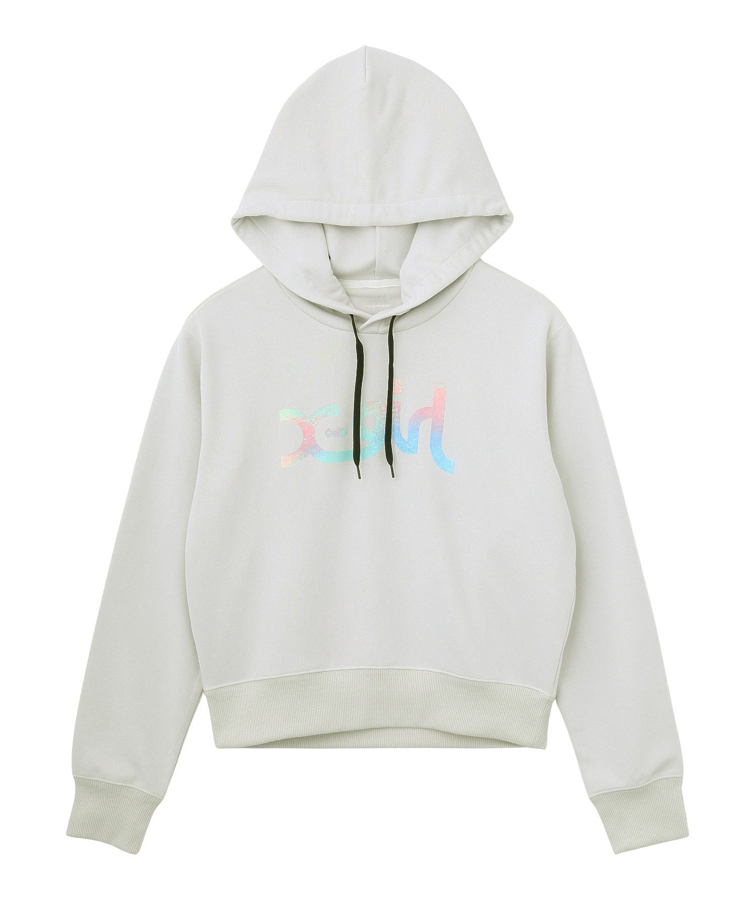 MARBLE LOGO SHORT HOODIE SWEATSHIRT