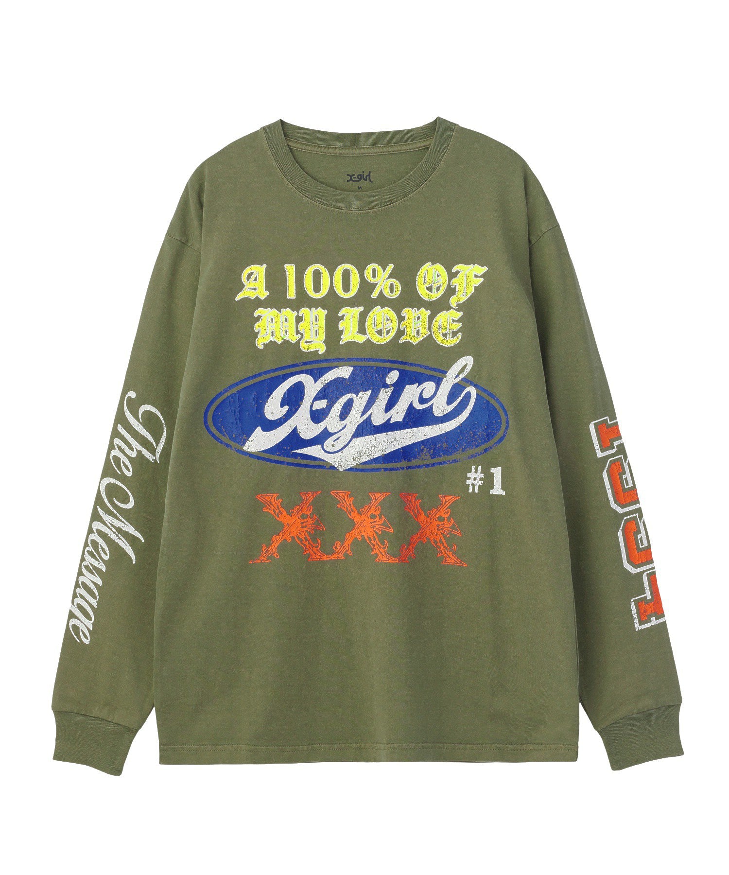 FADED MIX LOGO L/S TEE