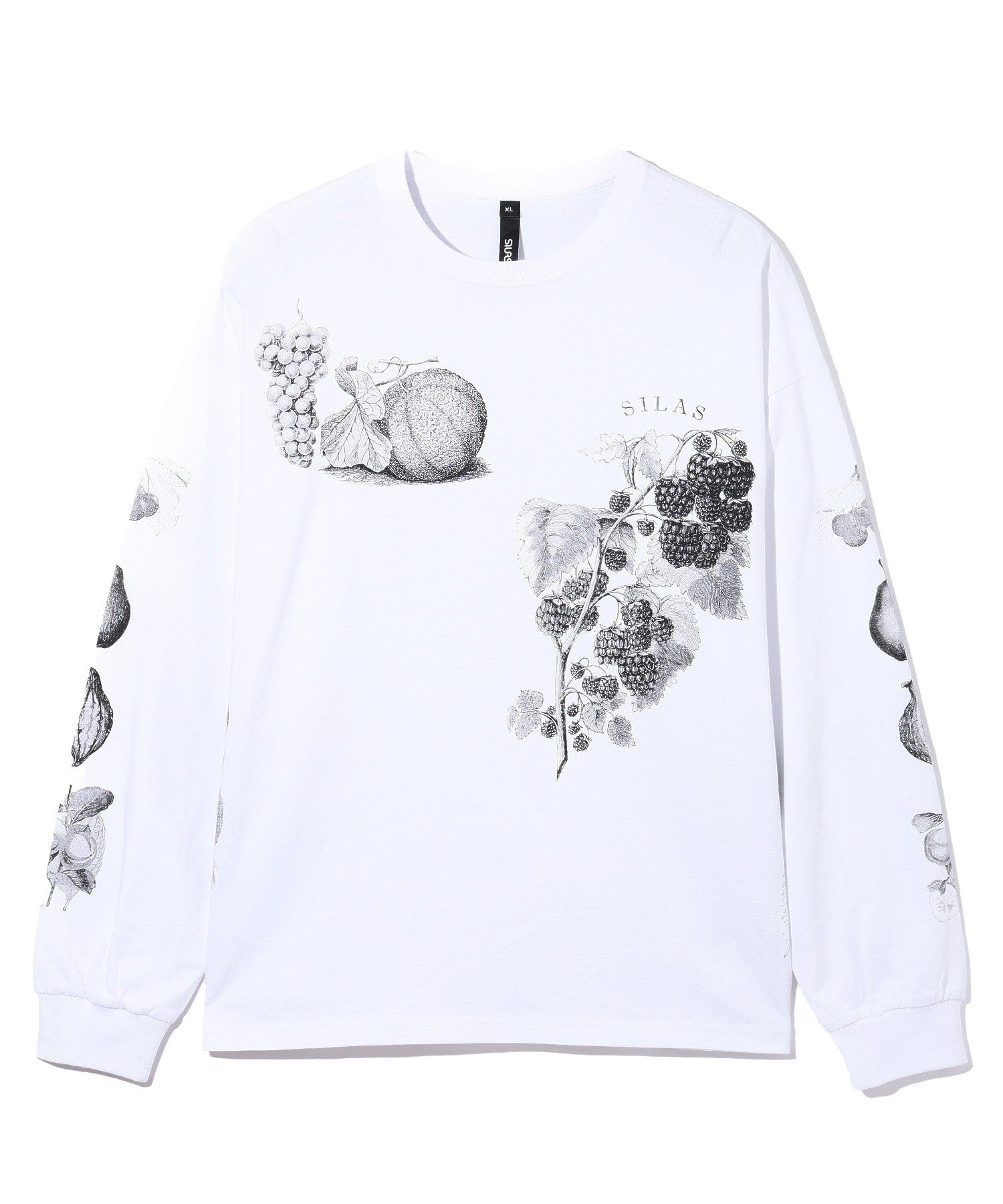 FRUITS PRINT WIDE L/S TEE