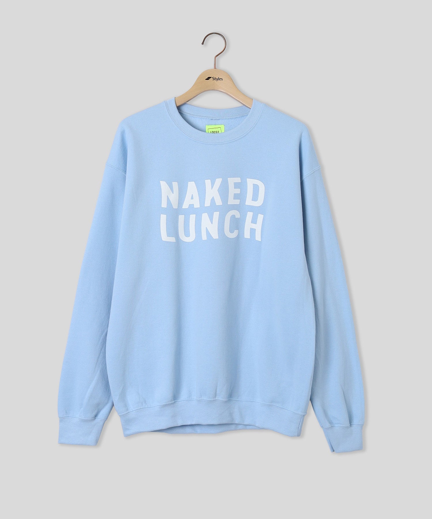 LOOSEJOINTS/ルーズジョインツ/NAKED LUNCH CREW NECK LF26FL002KO BLUE