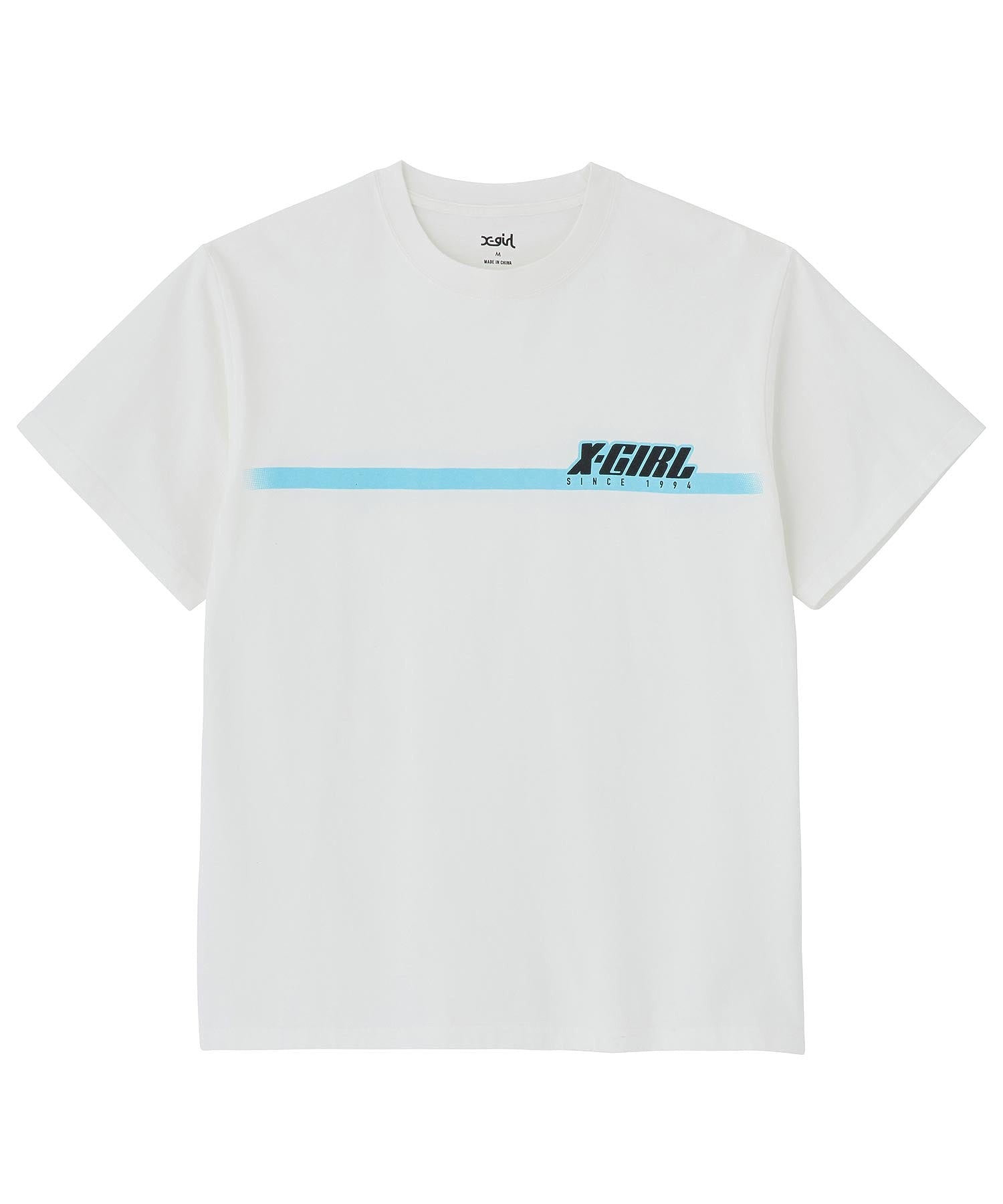 CONTRAST LINE S/S TEE X-girl