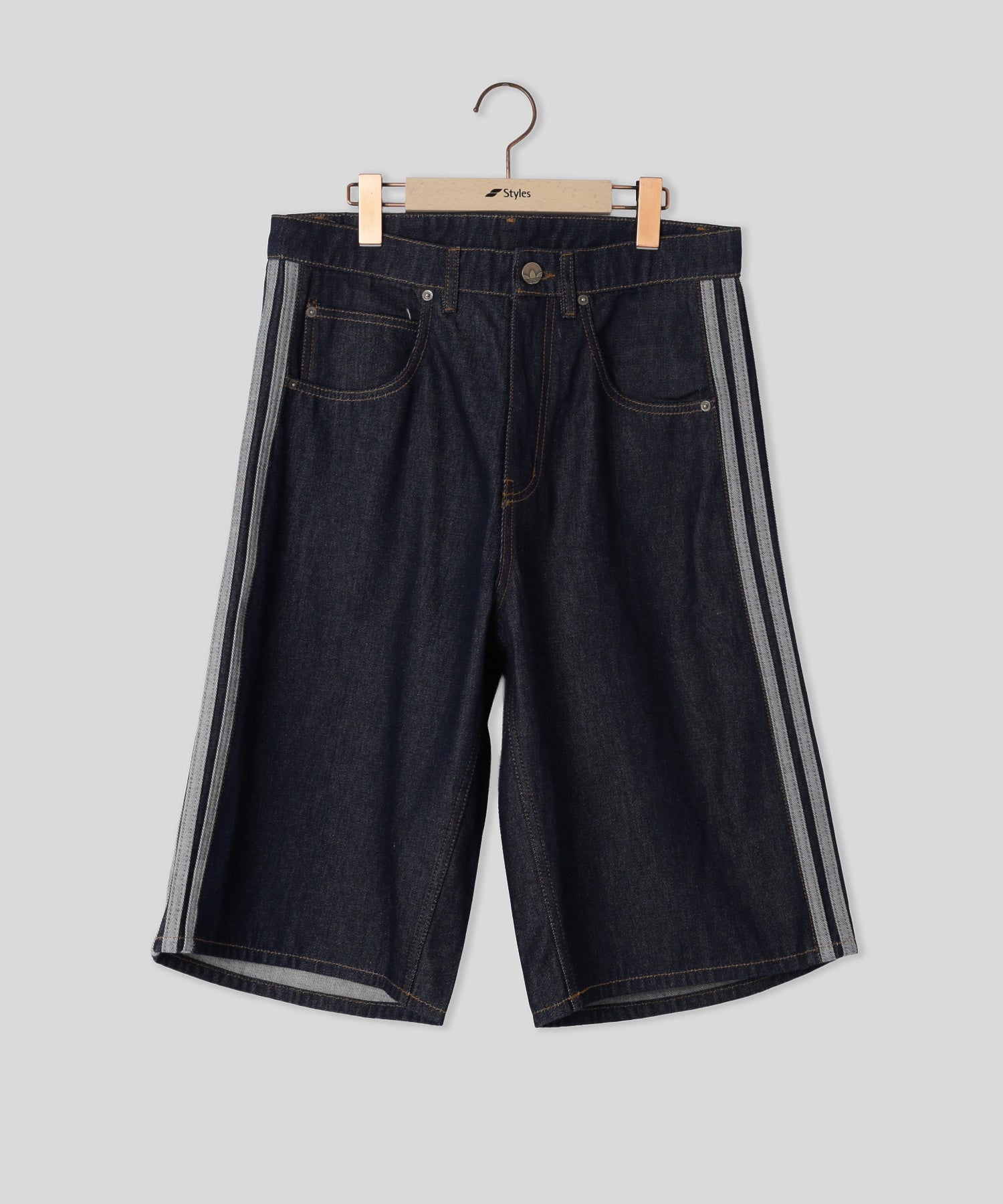 adidas/アディダス/FIREBIRD ADICOLOR RAW DENIM SHORTS VZ530