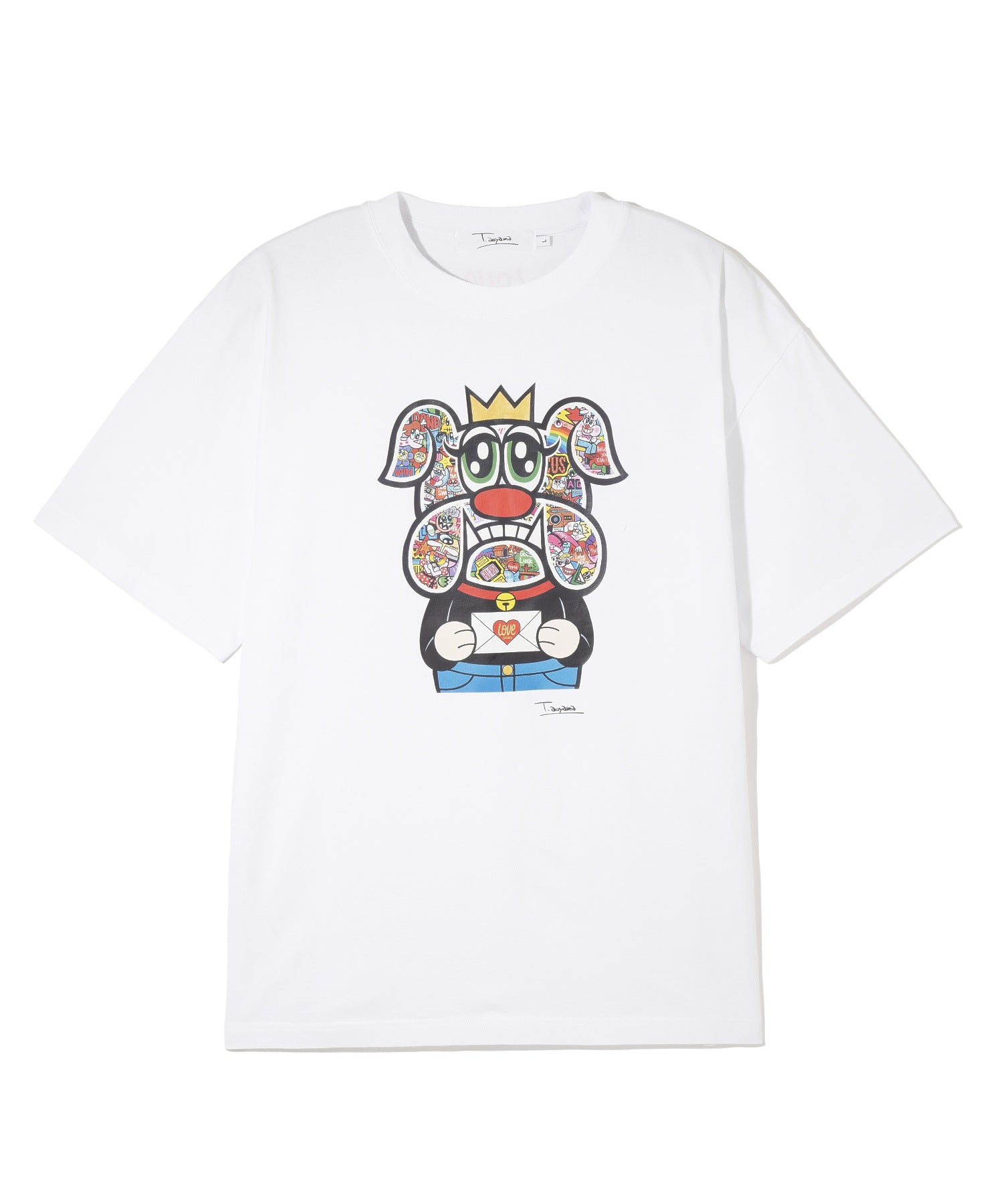 TETSUJI AOYAMA S/S TEE LOVE LETTER calif-ART