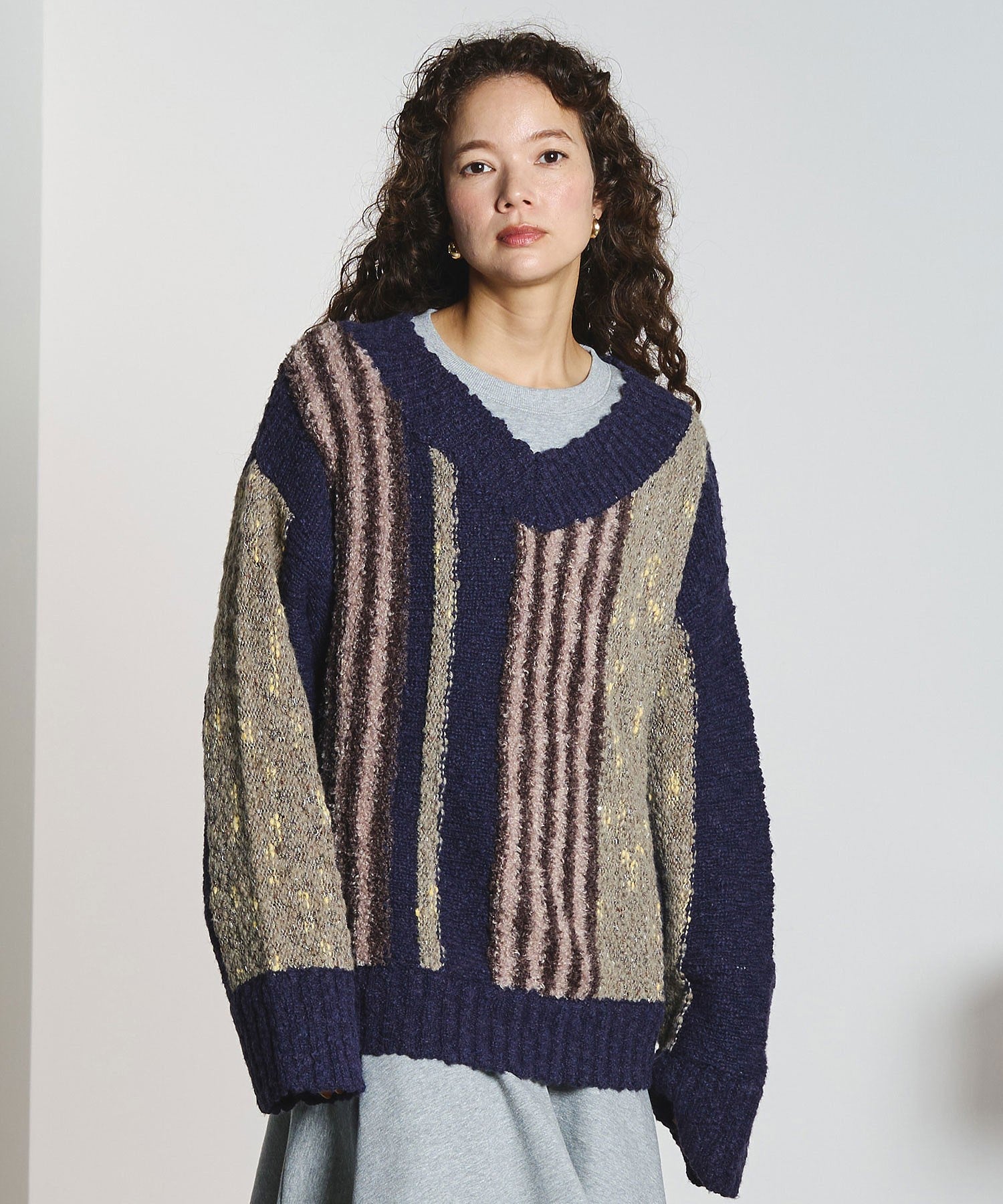 MIX KNIT PULLOVER