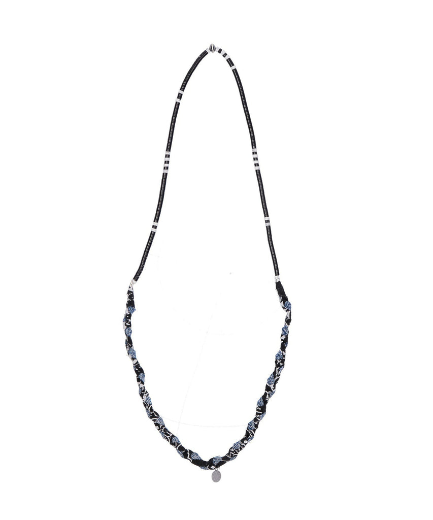 MIKIA/ミキア/vintage denim bandana necklace jet/223-M-008182-03