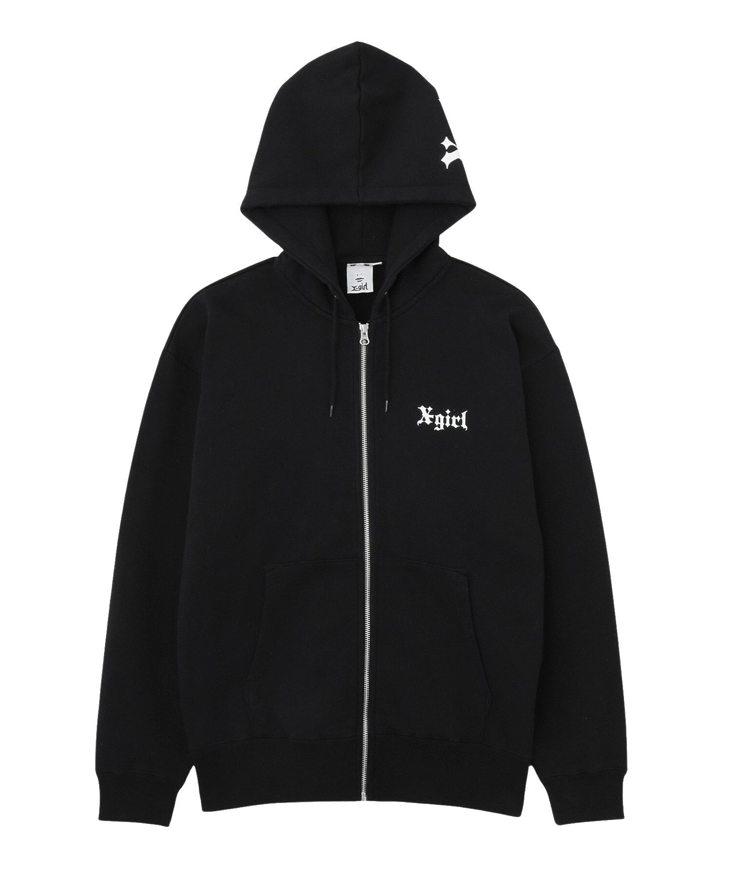 OLD ENGLISH LOGO ZIP UP SWEAT HOODIE