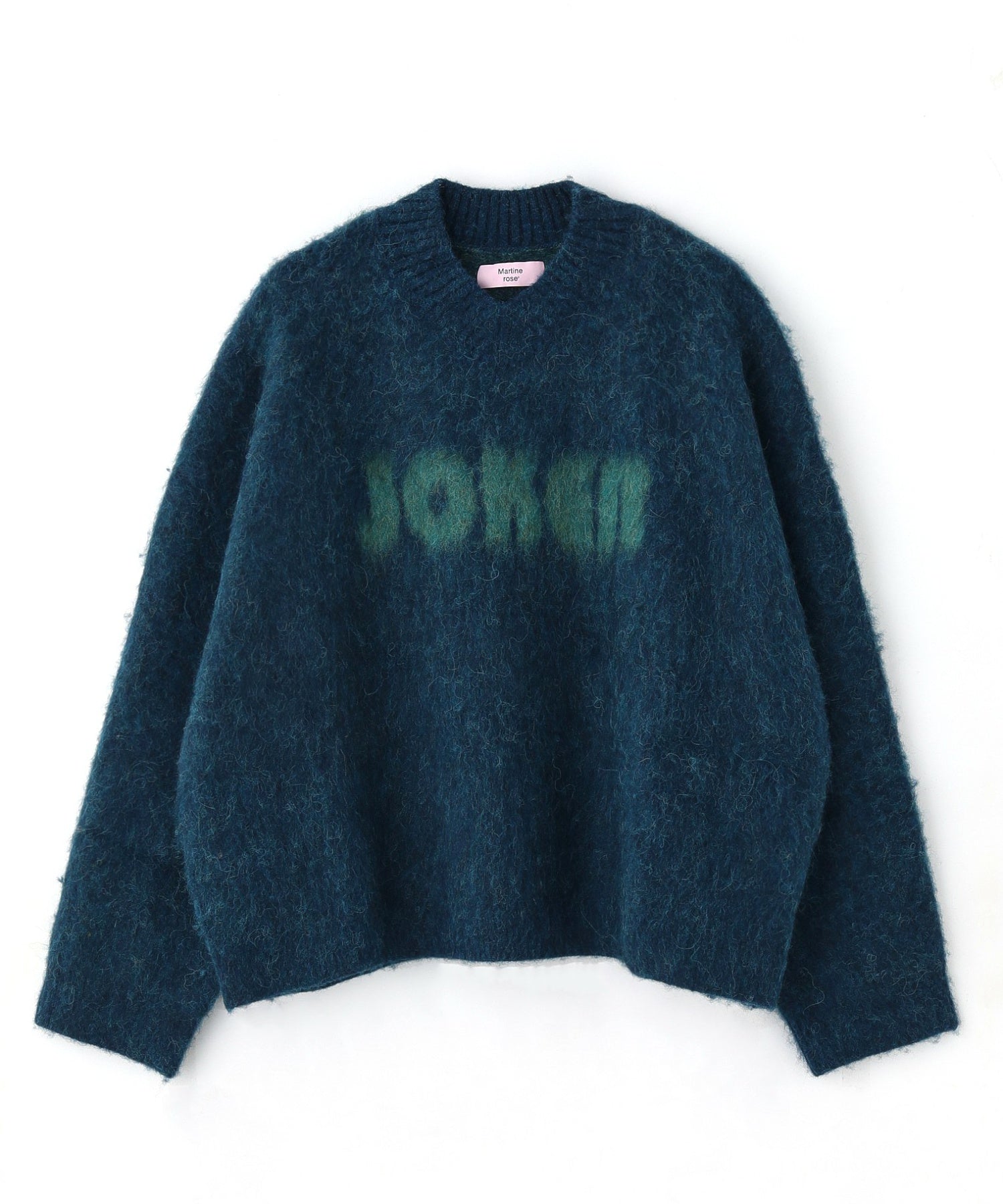 MARTINE ROSE/マーティン ローズ/BRUSHED MOHAIR V-NECK JUMPER 948YA0