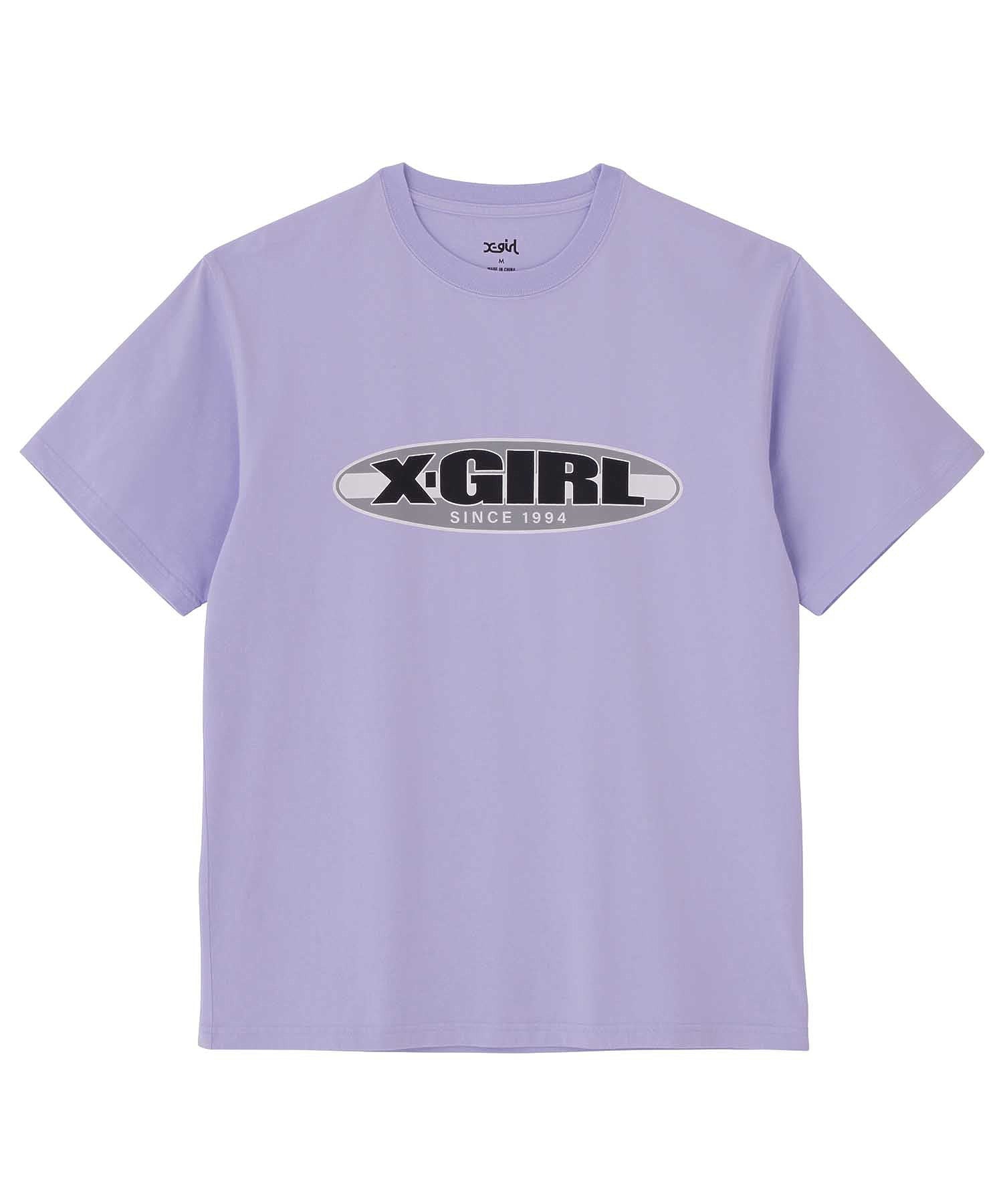 COLOR CONTRAST OVAL LOGO S/S TEE X-girl