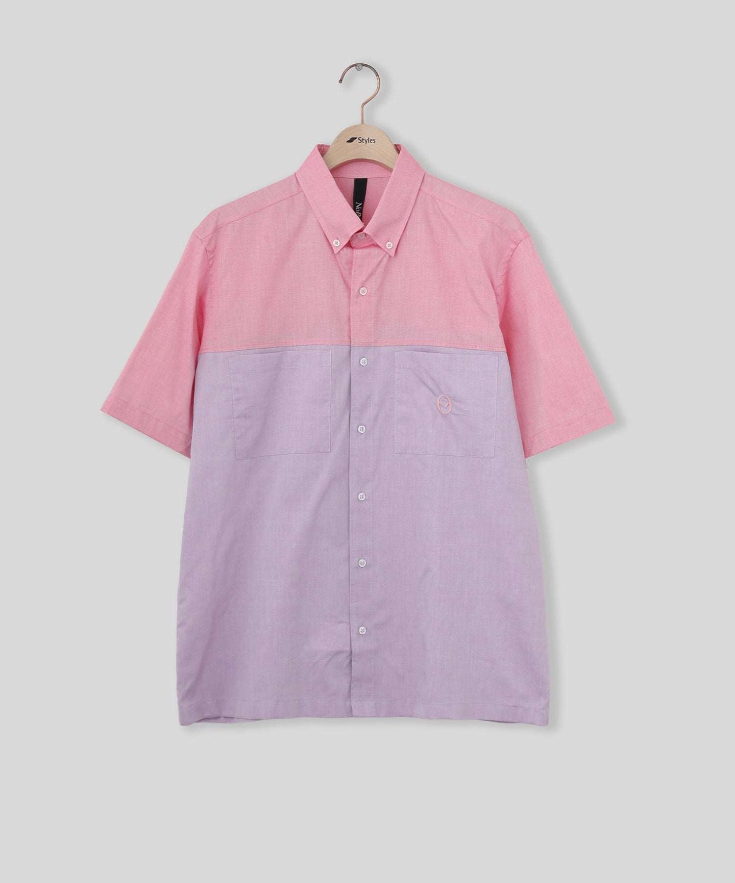 NO PROBLEMO/ノープロブレモ/Colourblock SS Work Shirt NP40113