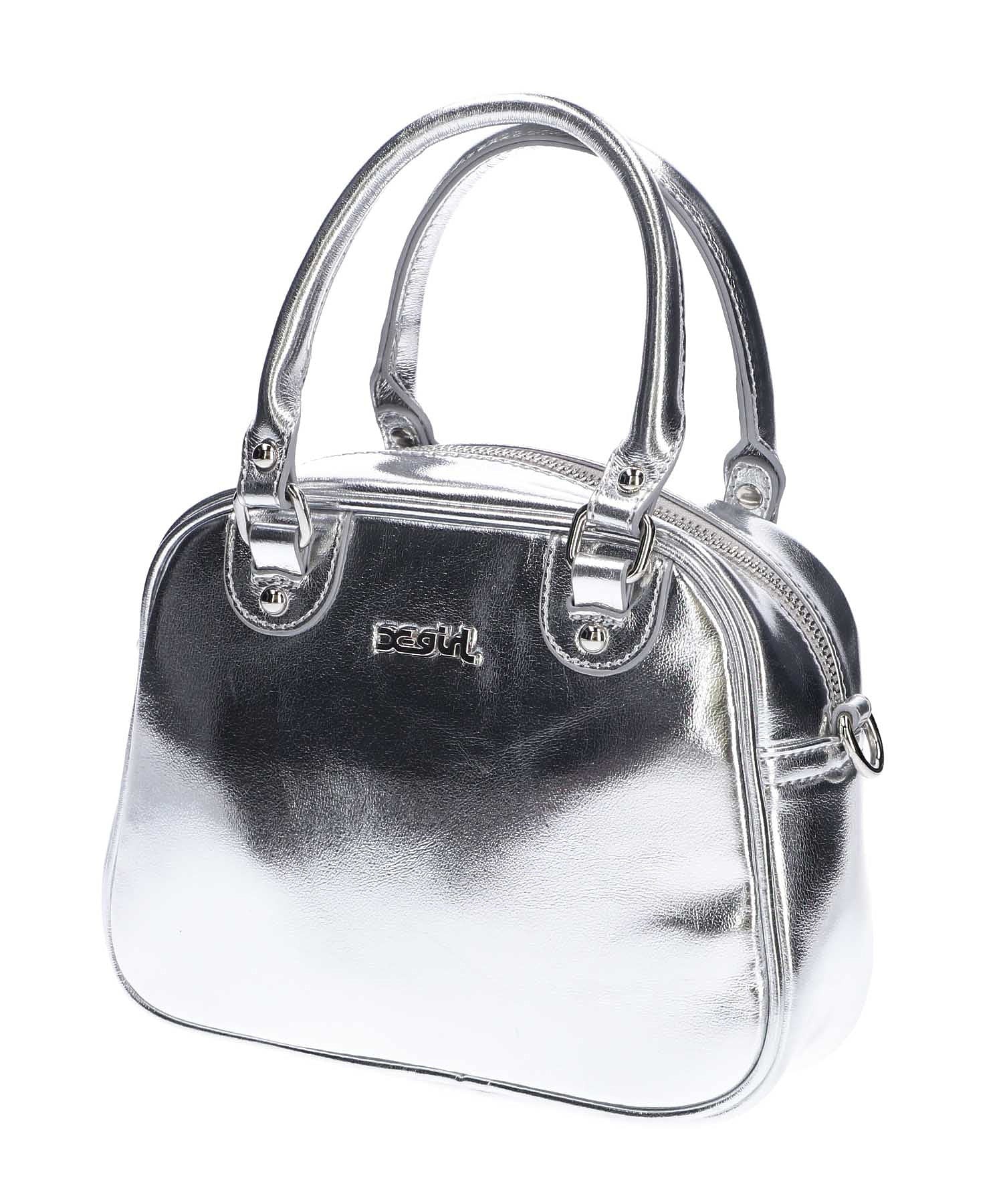 METALLIC FAUX LEATHER 2WAY MINI BAG X-girl