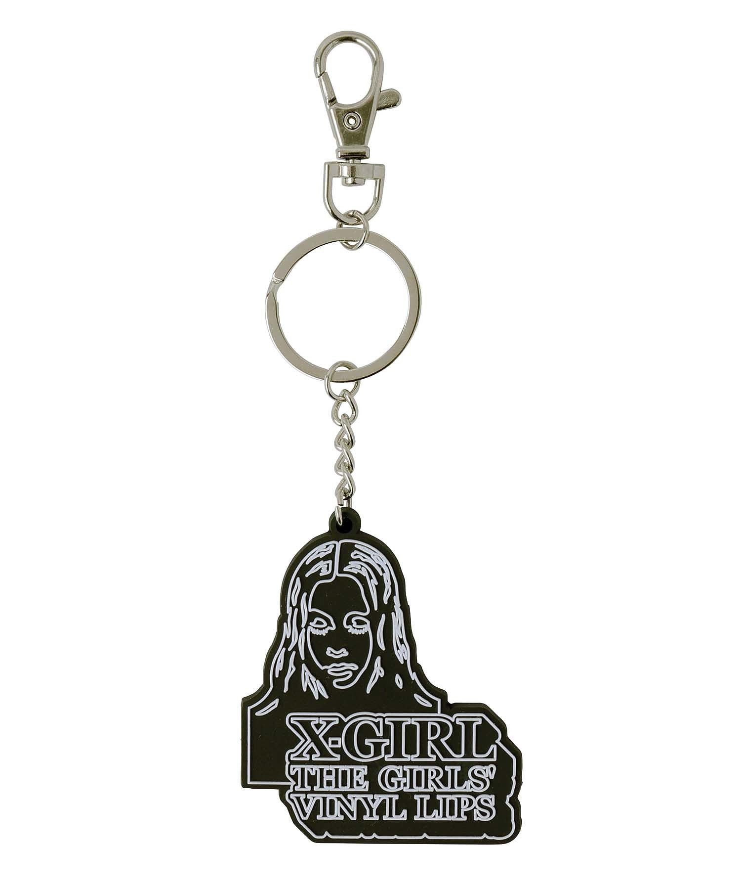 FACE ＆ LOGO RUBBER KEY CHARM X-girl