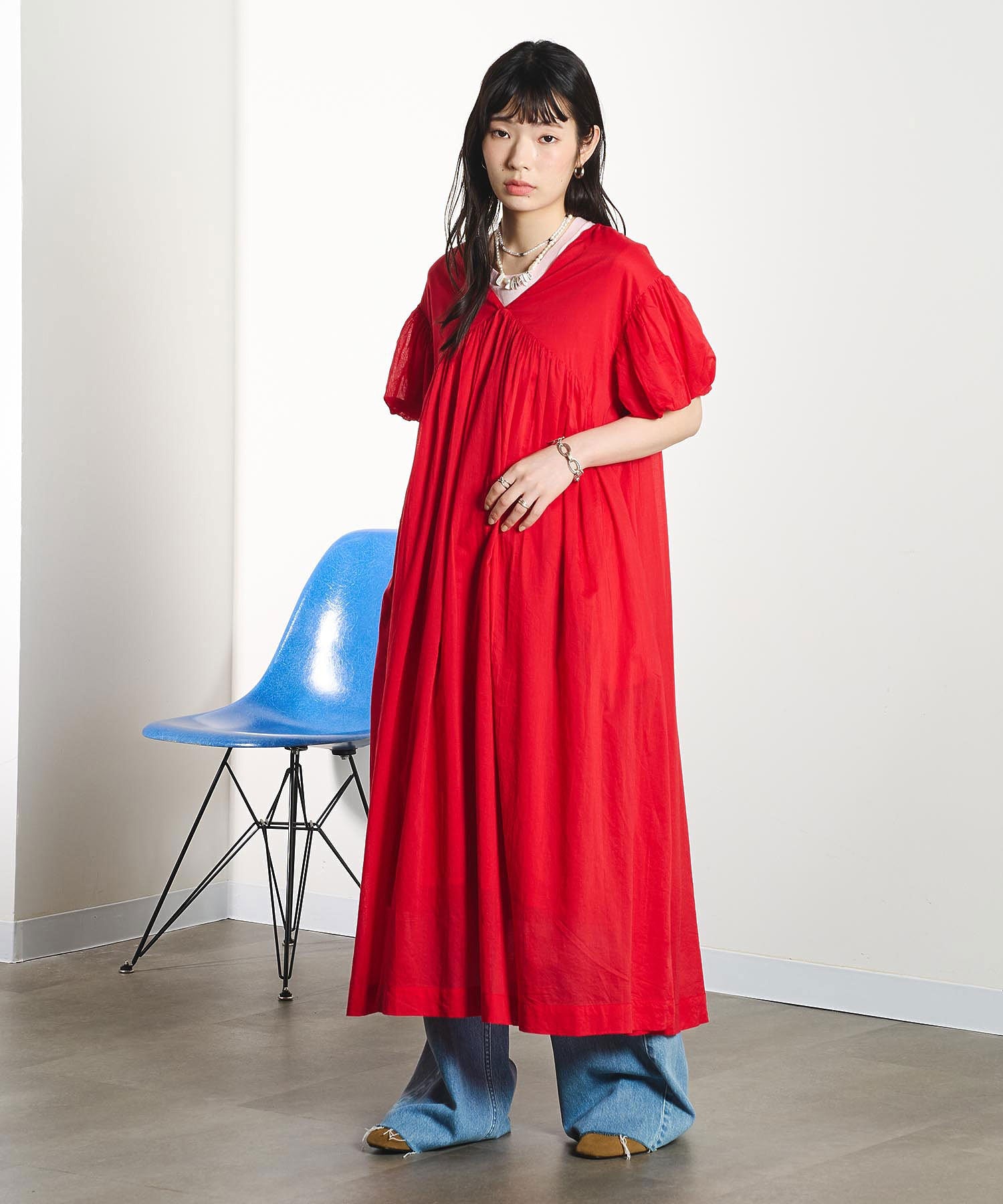 model:163cm 着用サイズ:S