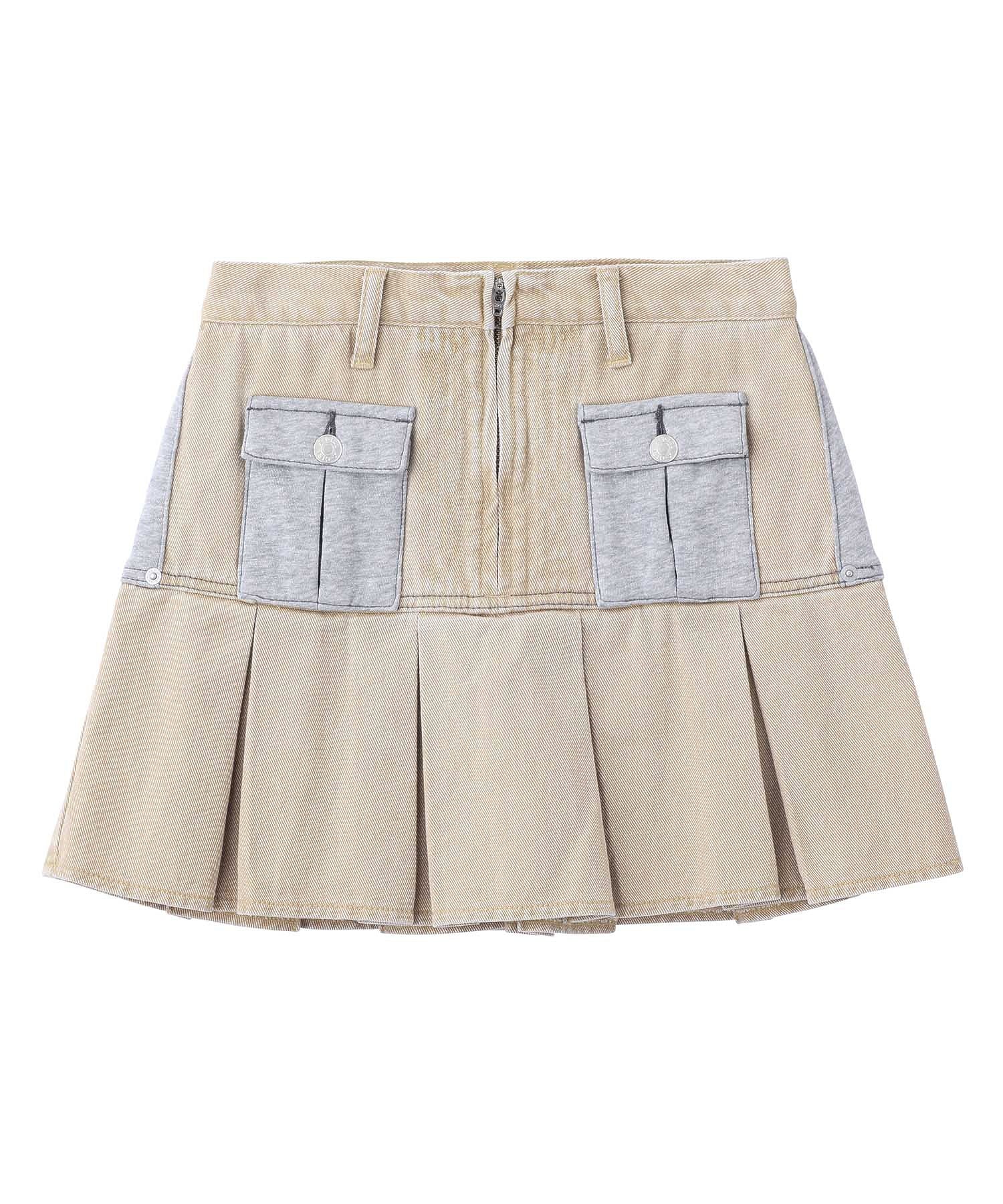 JERSEY WOVEN MINI SKIRT X-girl