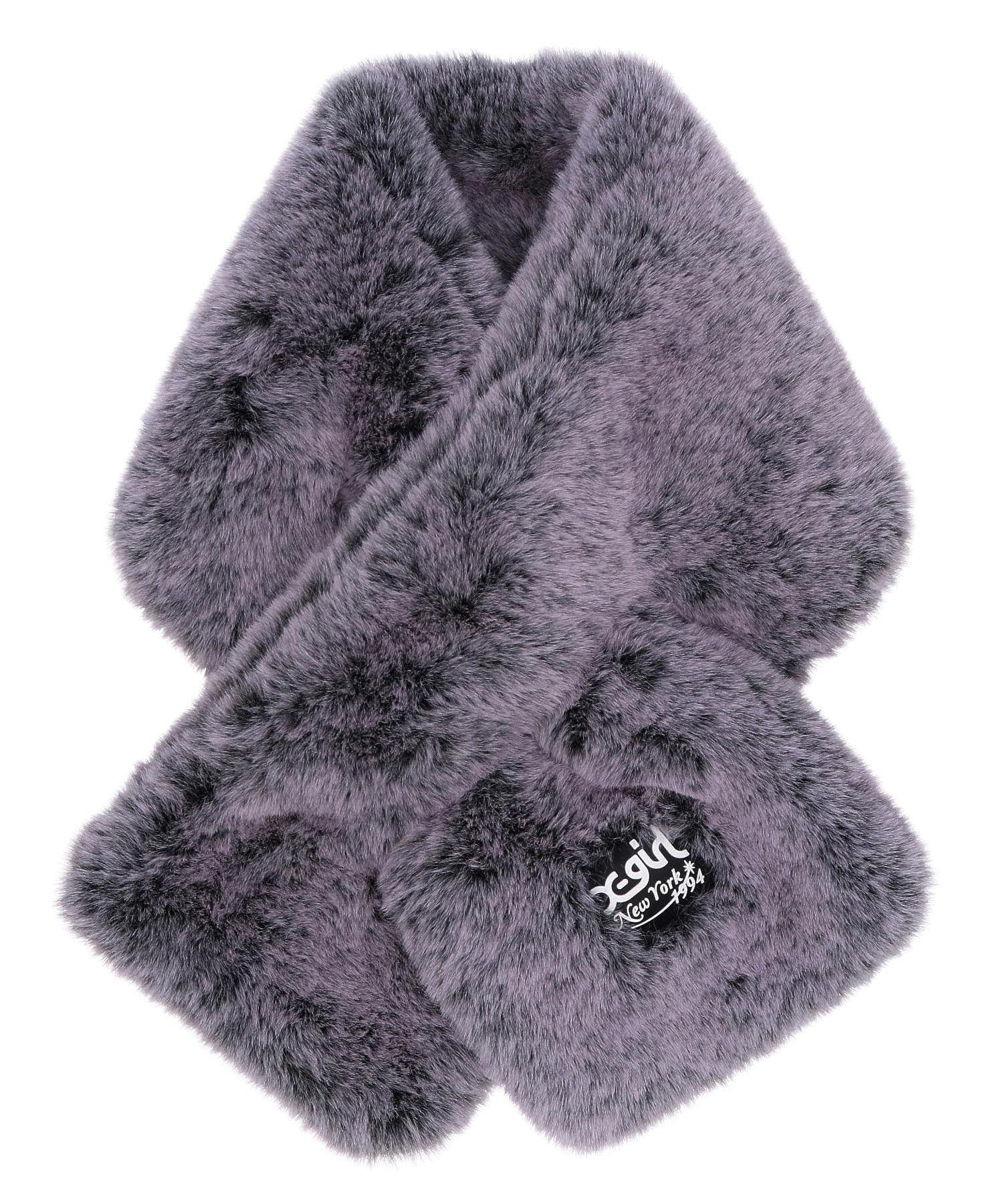 FAUX FUR SCARF X-girl