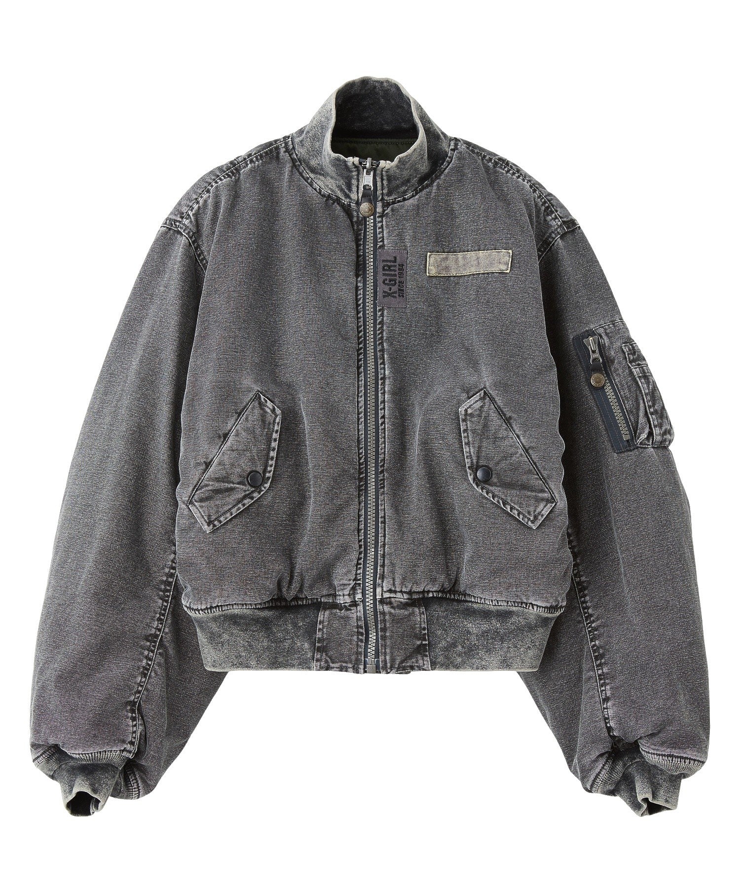 REVERSIBLE FADED MA-1 JACKET