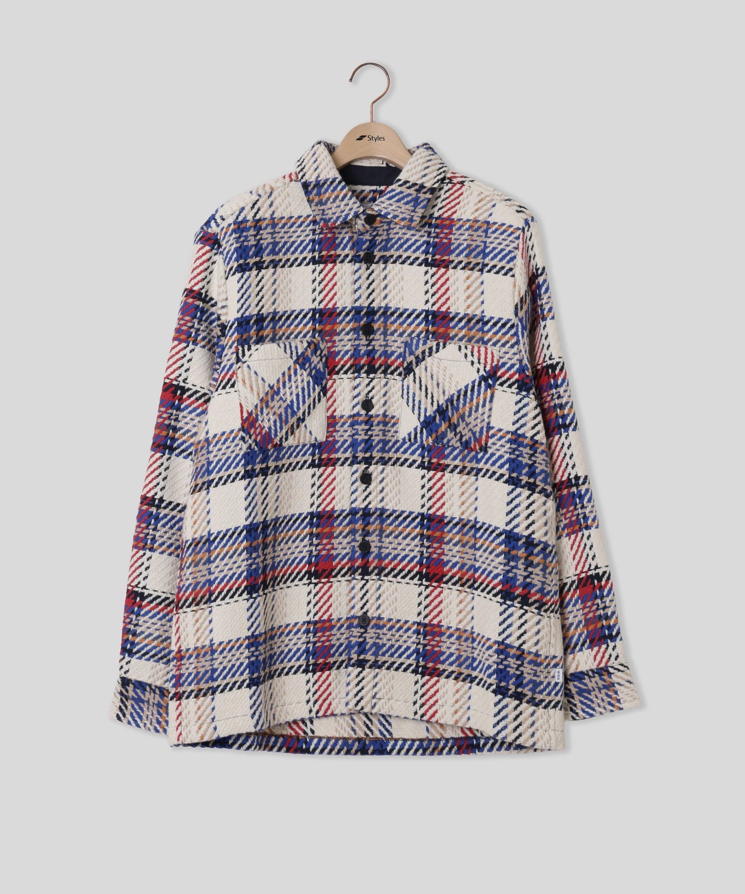 WAX LONDON/ワックスロンドン/WHITING OVERSHIRT AW26-OSH-WHI-CLS-ERE
