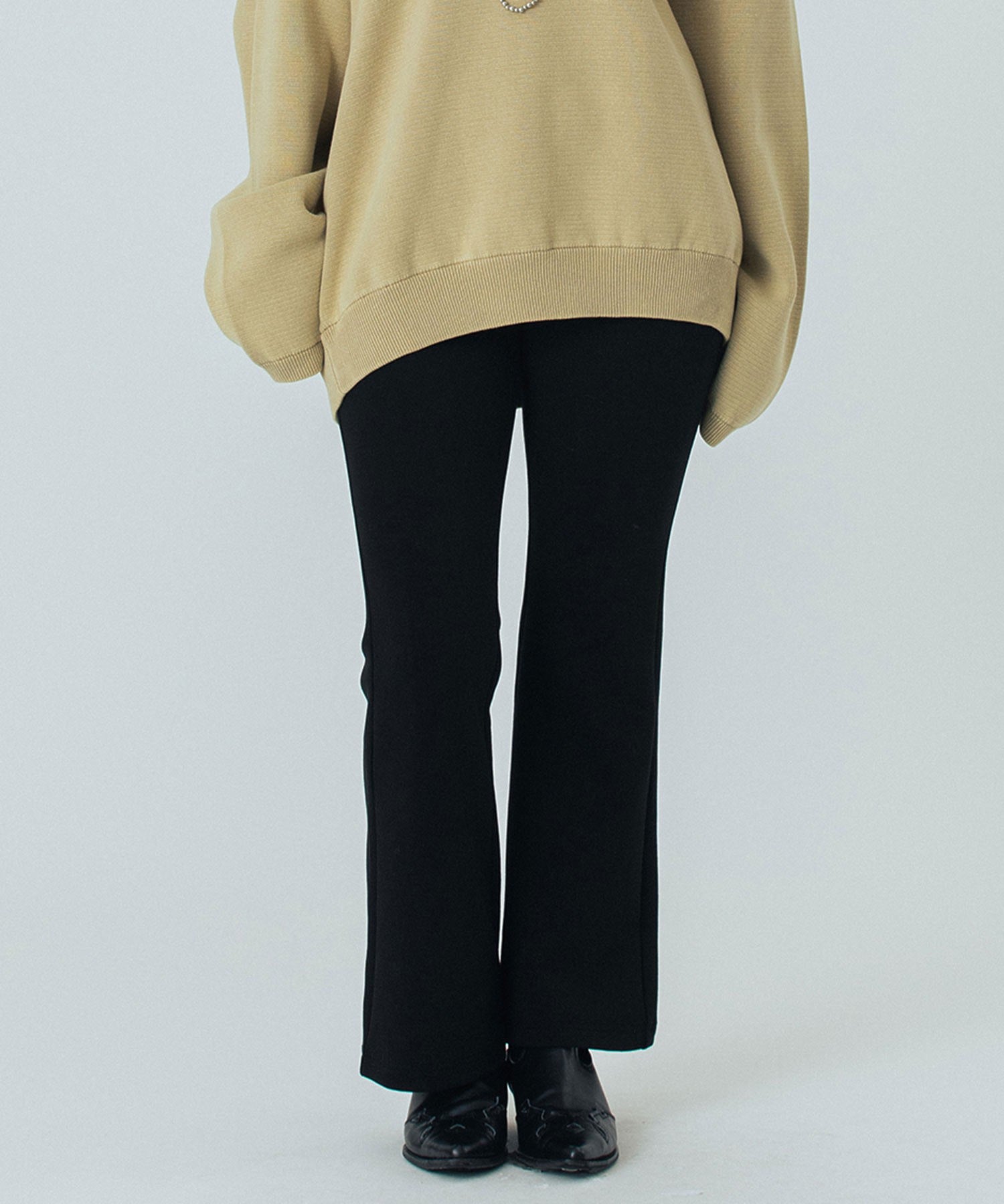 CUT FLARE PANTS