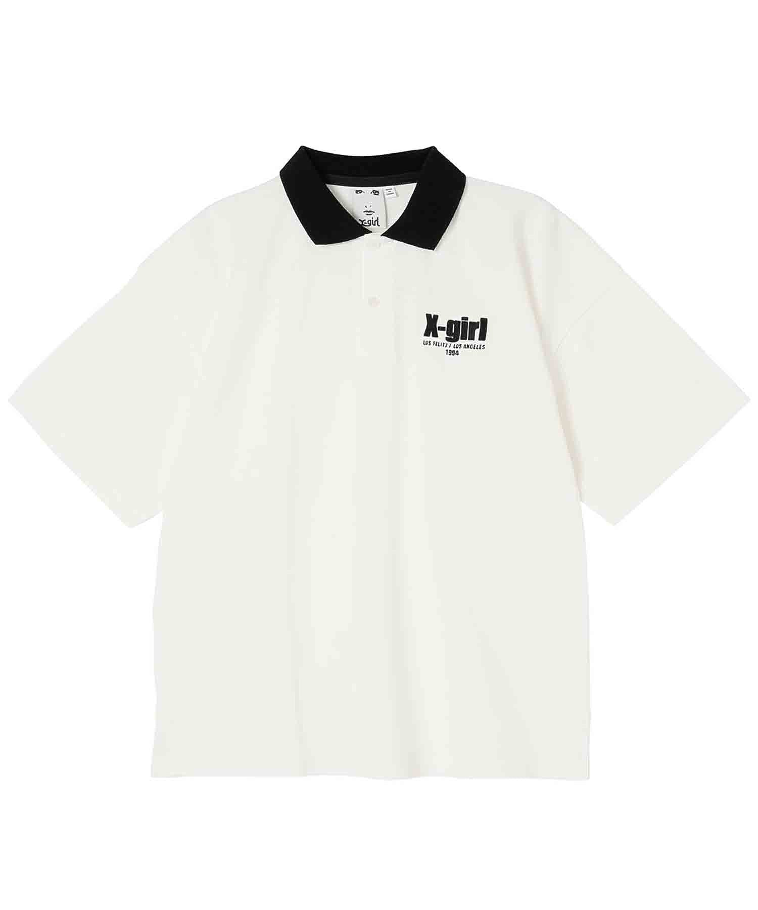 LOGO S/S BIG POLO SHIRT X-girl