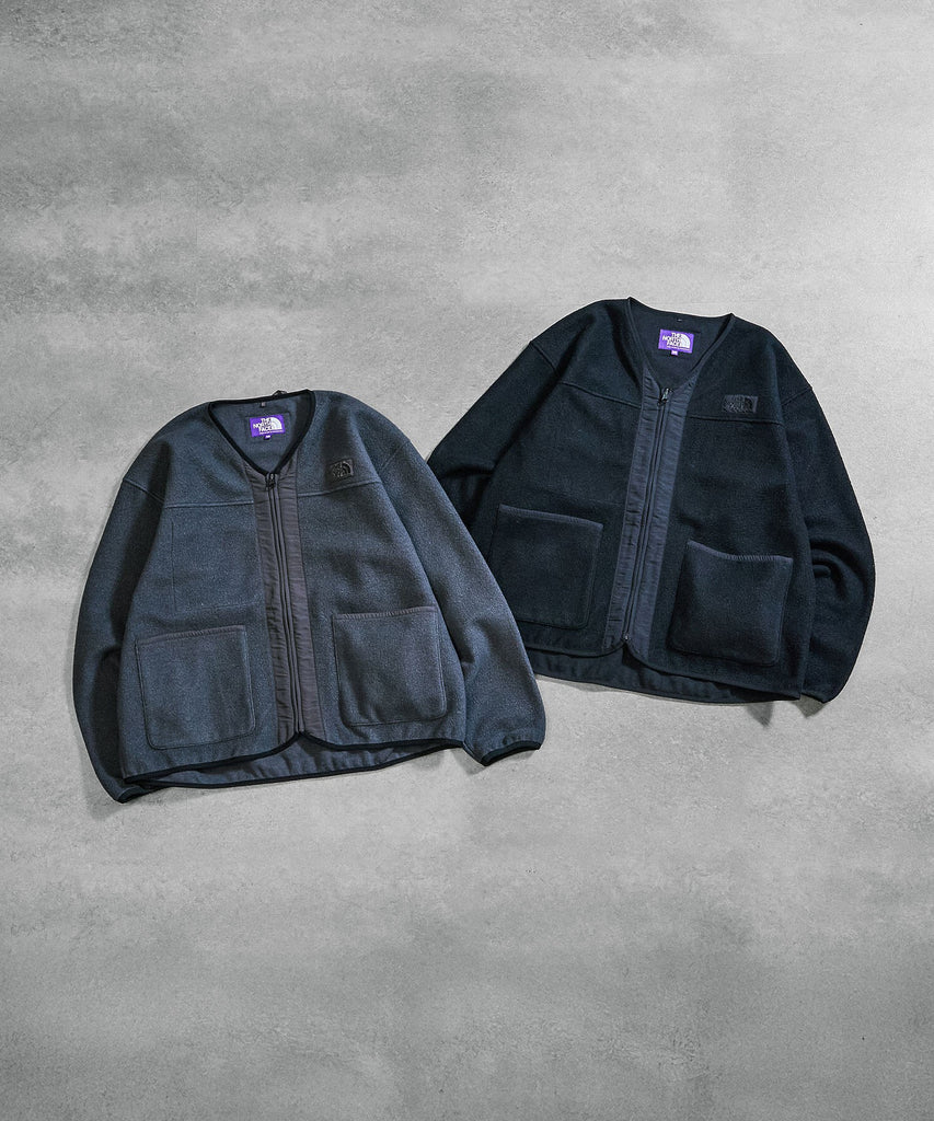 ROSE BUD / THE NORTH FACE PURPLE LABEL/PLAS Fleece Field Cardigan