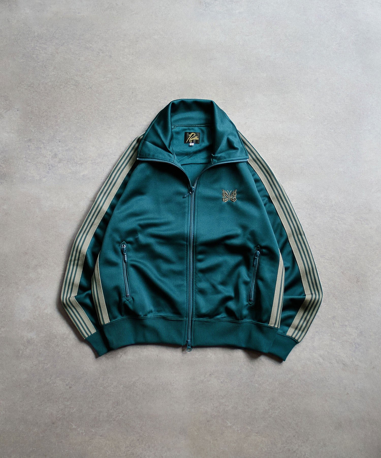 NEEDLES/TRACK JACKET POLY SMOOTH