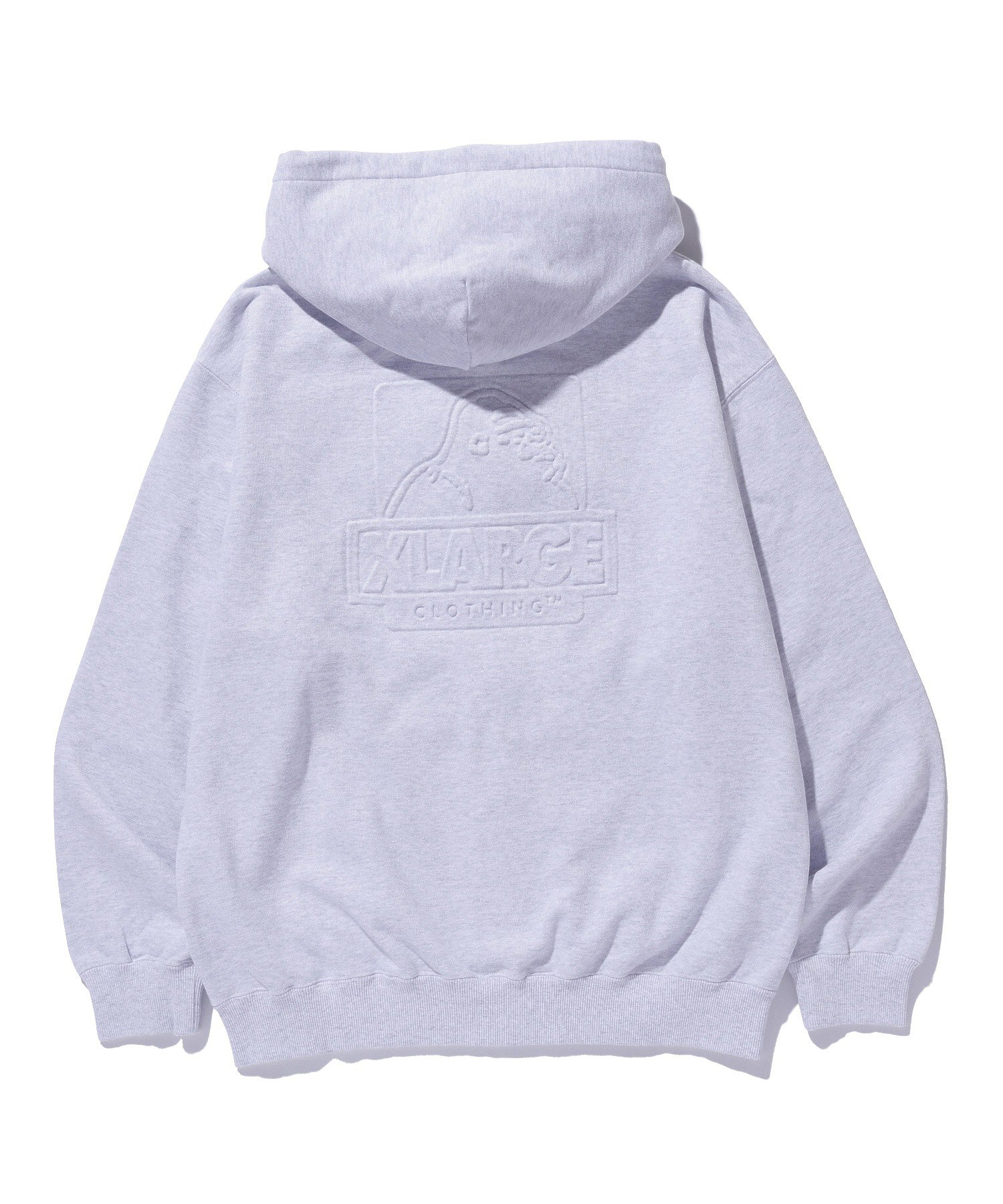 EMBOSSED OG BOX ZIP UP HOODED SWEATSHIRT