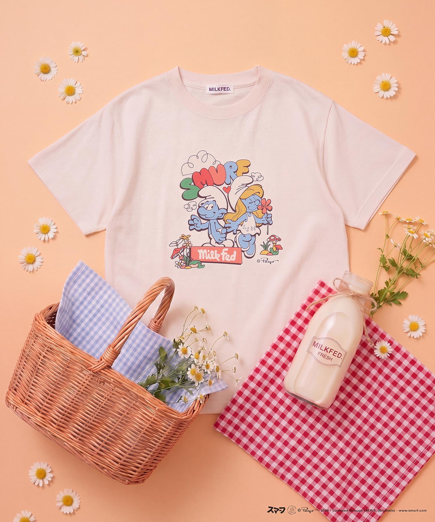 MILKFED. / SMURF S/S TEE