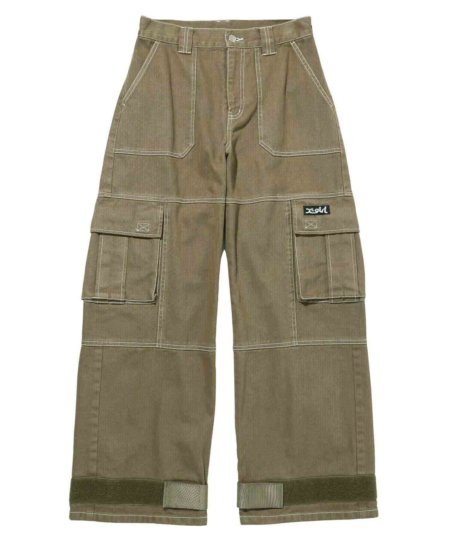 ADJUSTABLE HEM CARGO PANTS X-girl