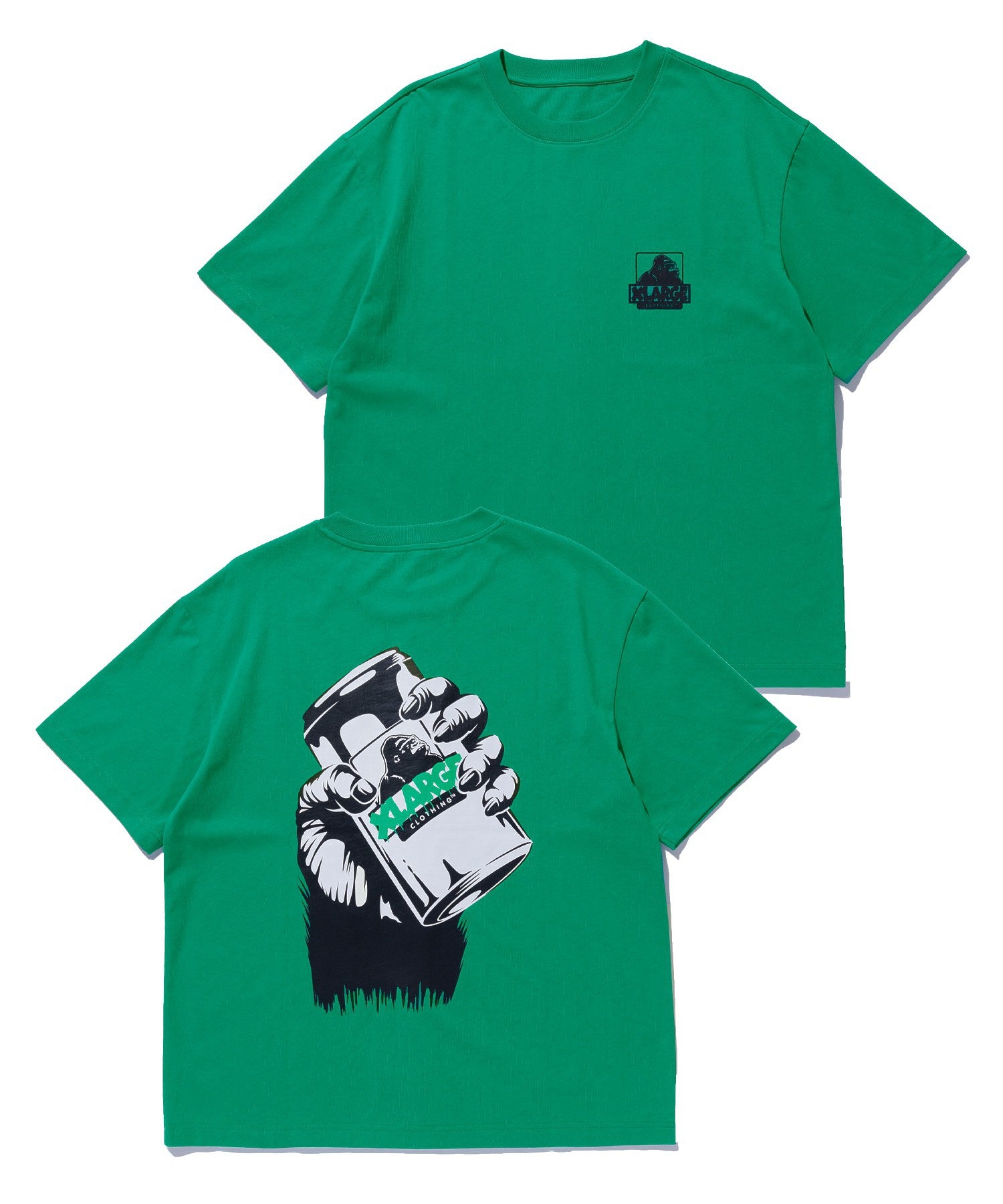 XLARGE×LIXTICK GRAB OG CAN S/S TEE