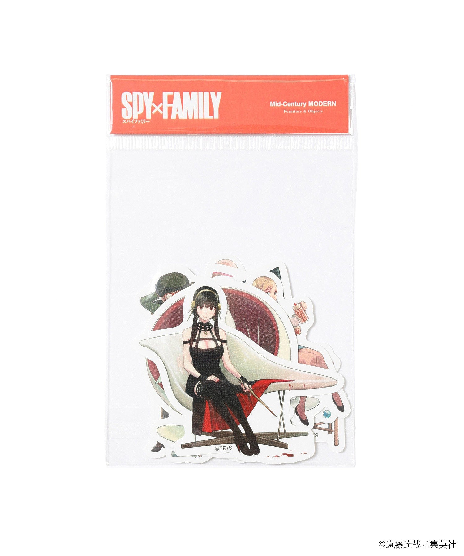 SPY×FAMILY Mid-Century MODERN Sticker Set B