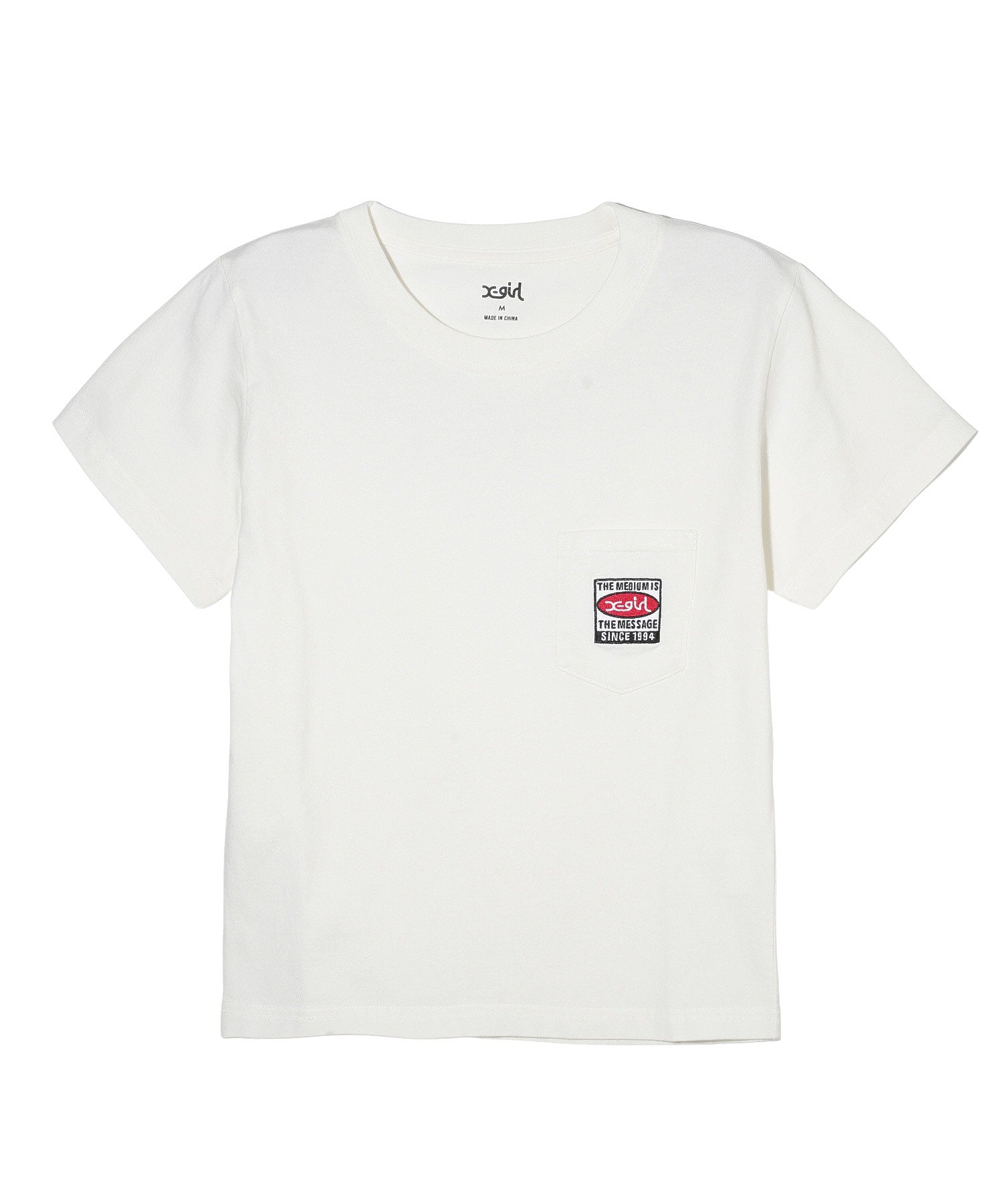 BOX LOGO EMBROIDERY S/S POCKET TEE