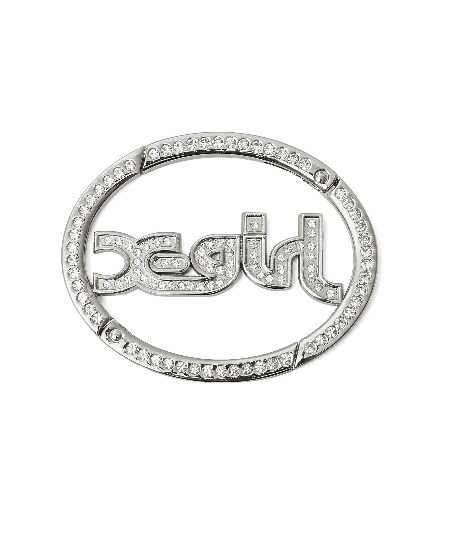 RHINESTONE MILLS LOGO CARABINER