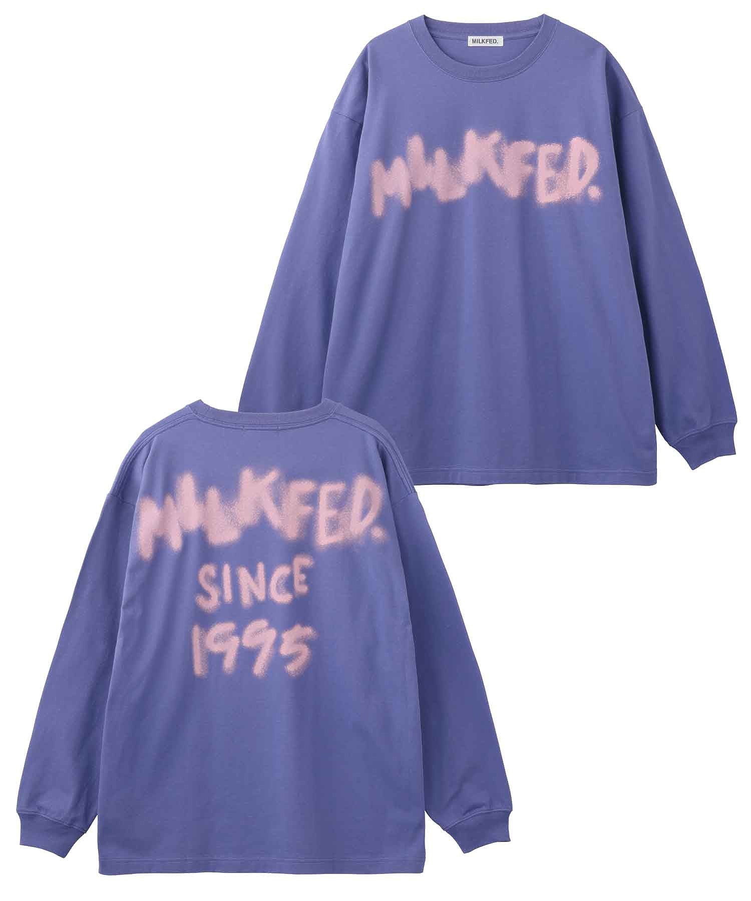 SPRAY LOGO L/S TOP MILKFED.