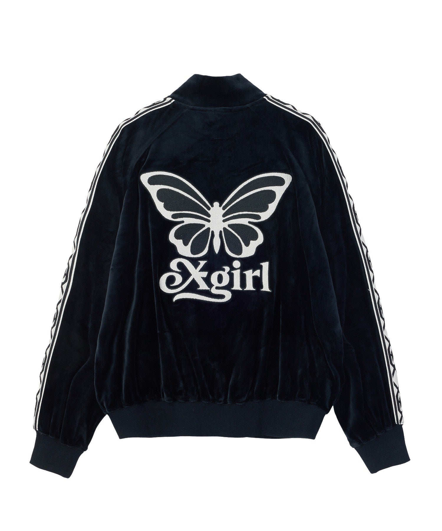 BUTTERFLY VELOUR TRACK JACKET