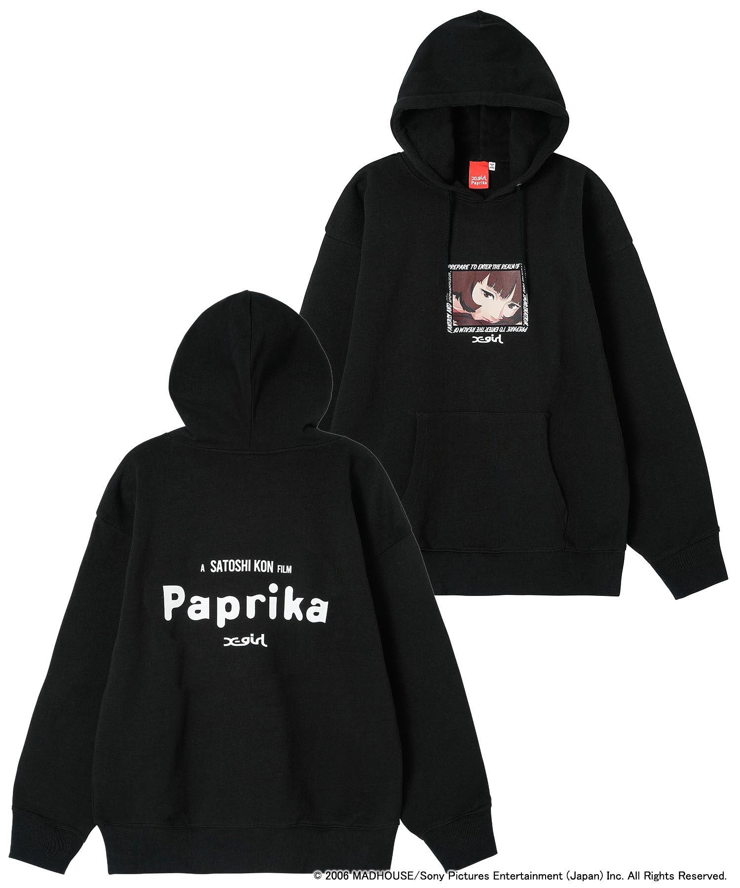 X-girl × PAPRIKA FACE SWEAT HOODIE