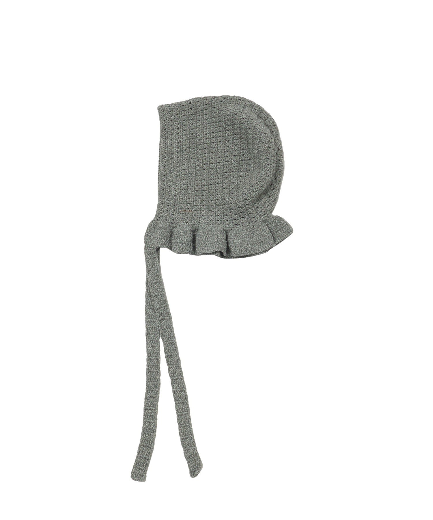FRILL KNIT BONNET