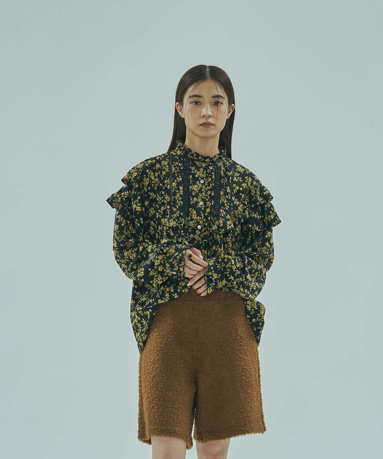 FLOWER PRINT BLOUSE