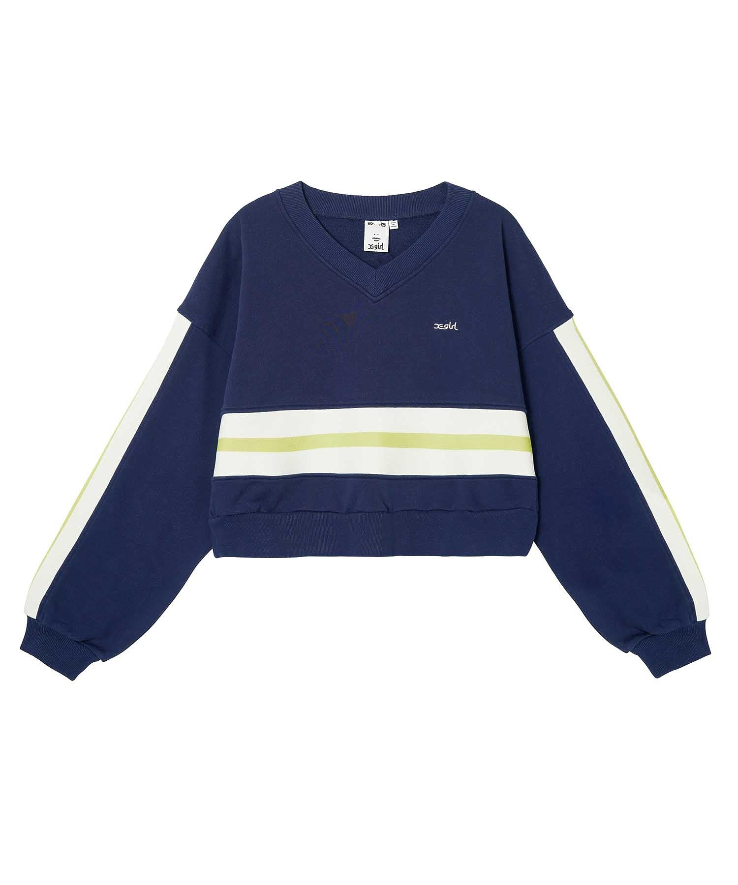 PANELED SWEAT TOP X-girl