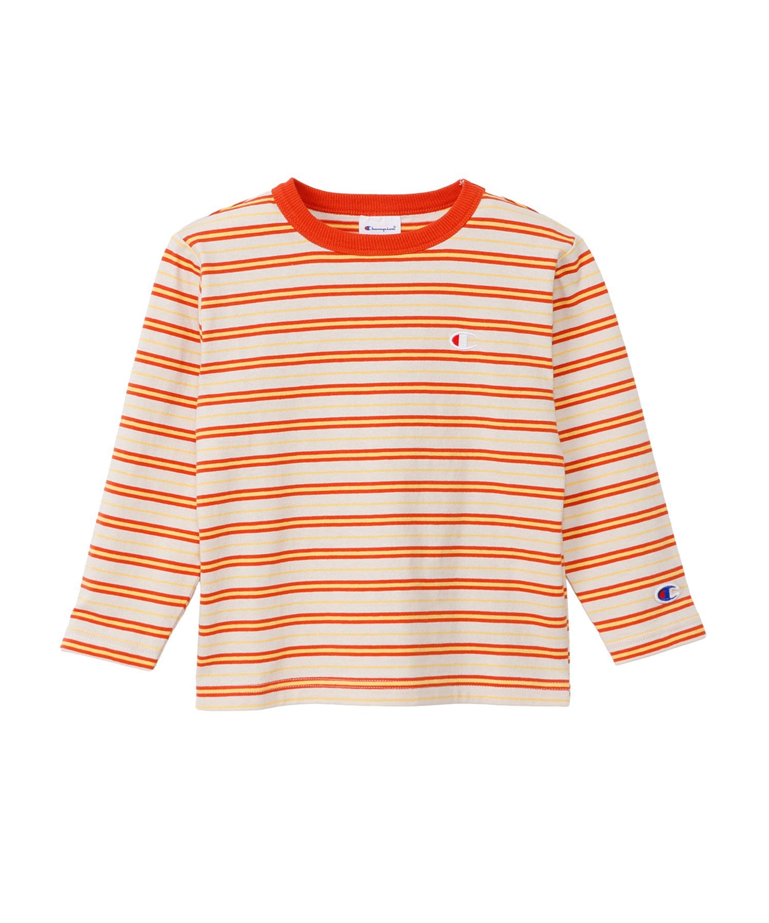 【Champion® KIDS】BORDER LONG SLEEVE T-SHIRT